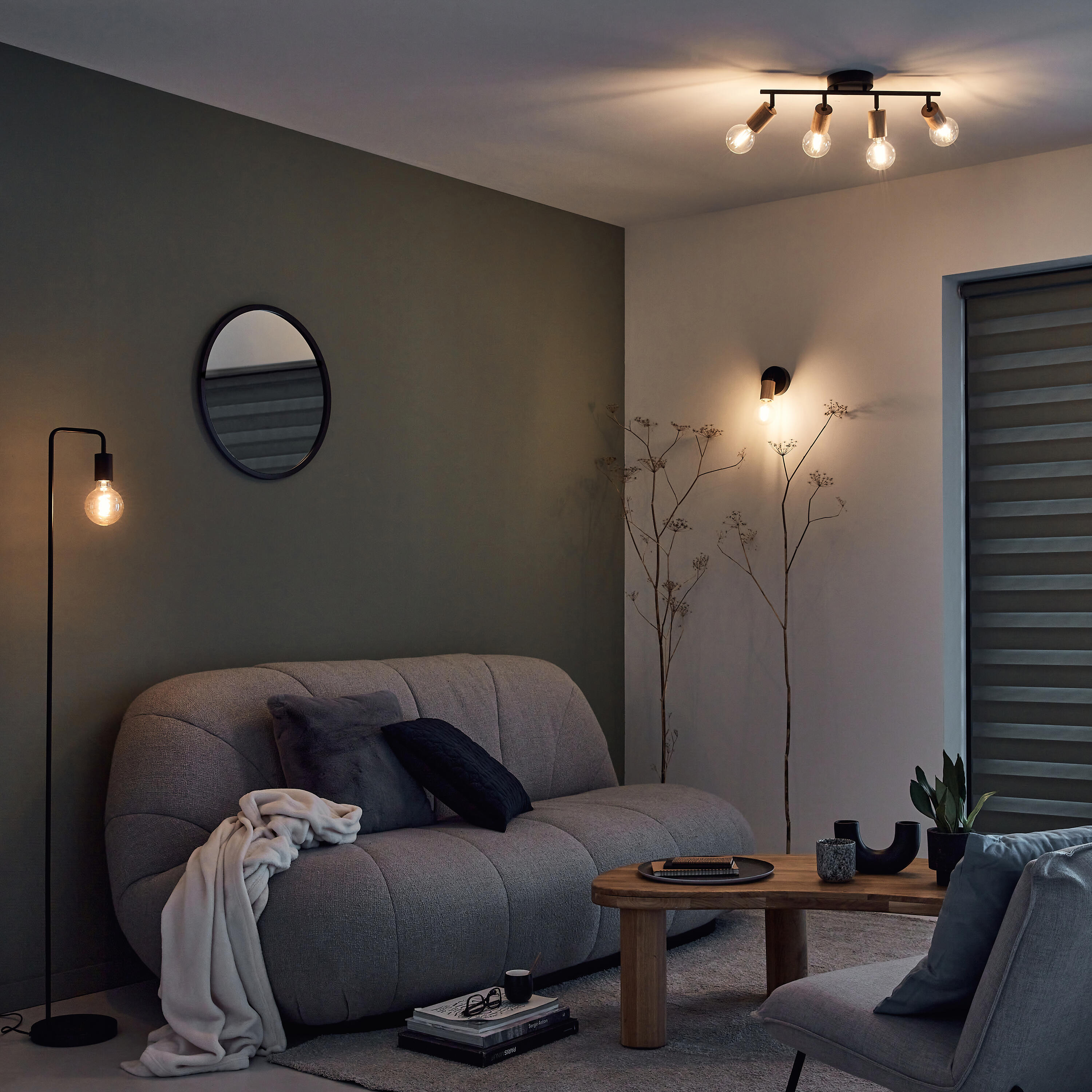 Estore de rolo 105x250 cm bolero forest Inspire - 11