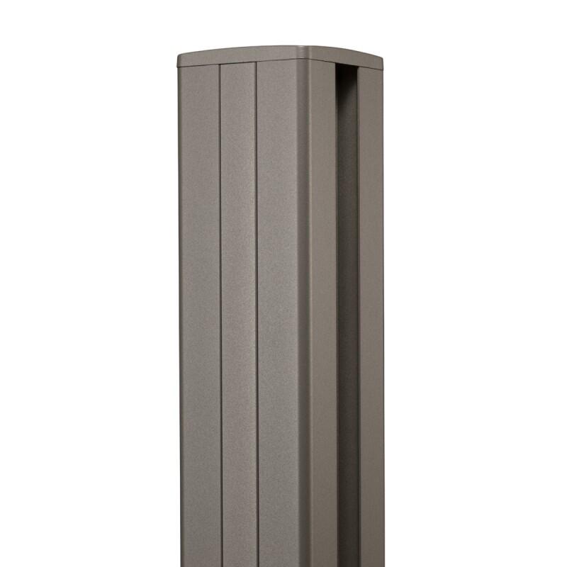 Perfil embellecedor de poste de aluminio cuarzo de 187,5 cm ELYTE - 4