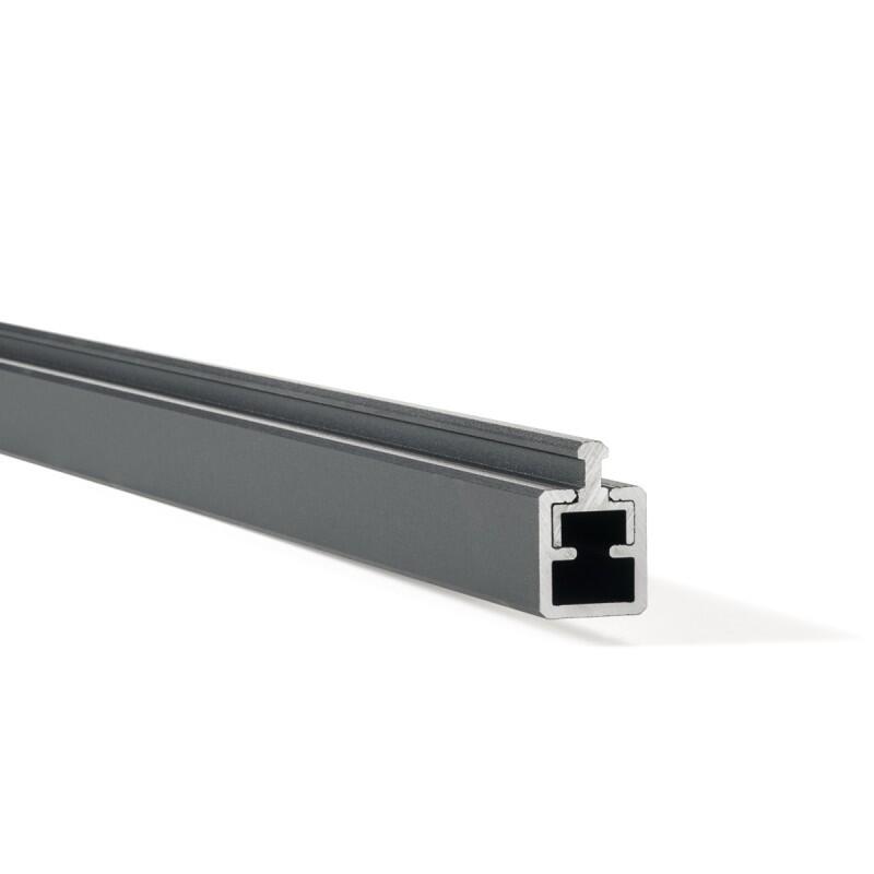 Guía de inicio elyte de aluminio antracita 180 x 21 cm y 33 mm