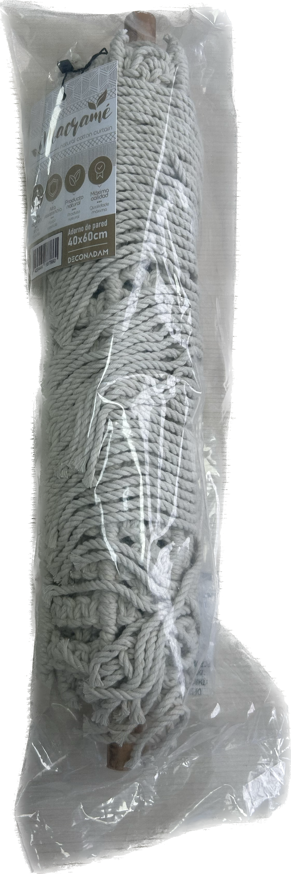 Painel decorativo perede macrame 40 x 60 cm  Nº3 - 9