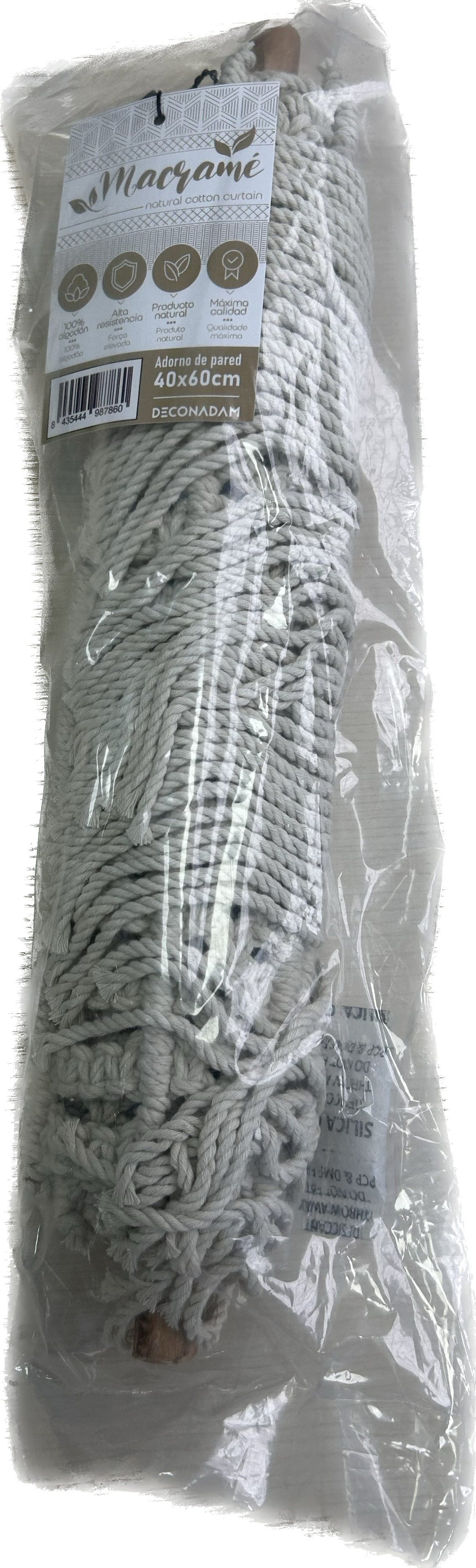 Painel decorativo perede macrame 40 x 60 cm Nº2 - 11