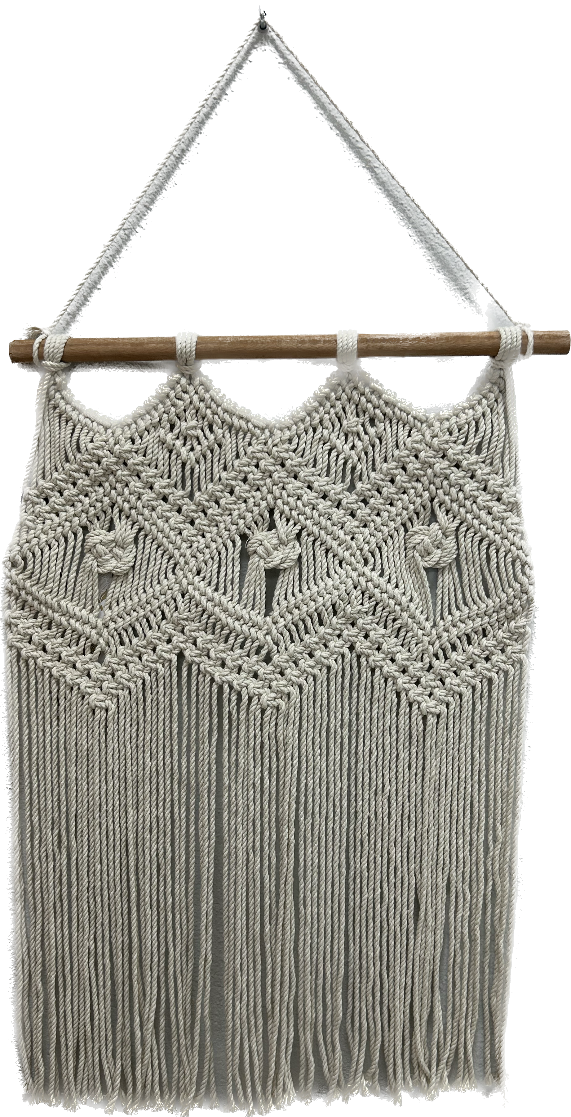 Painel decorativo perede macrame 40 x 60 cm Nº2 - 2