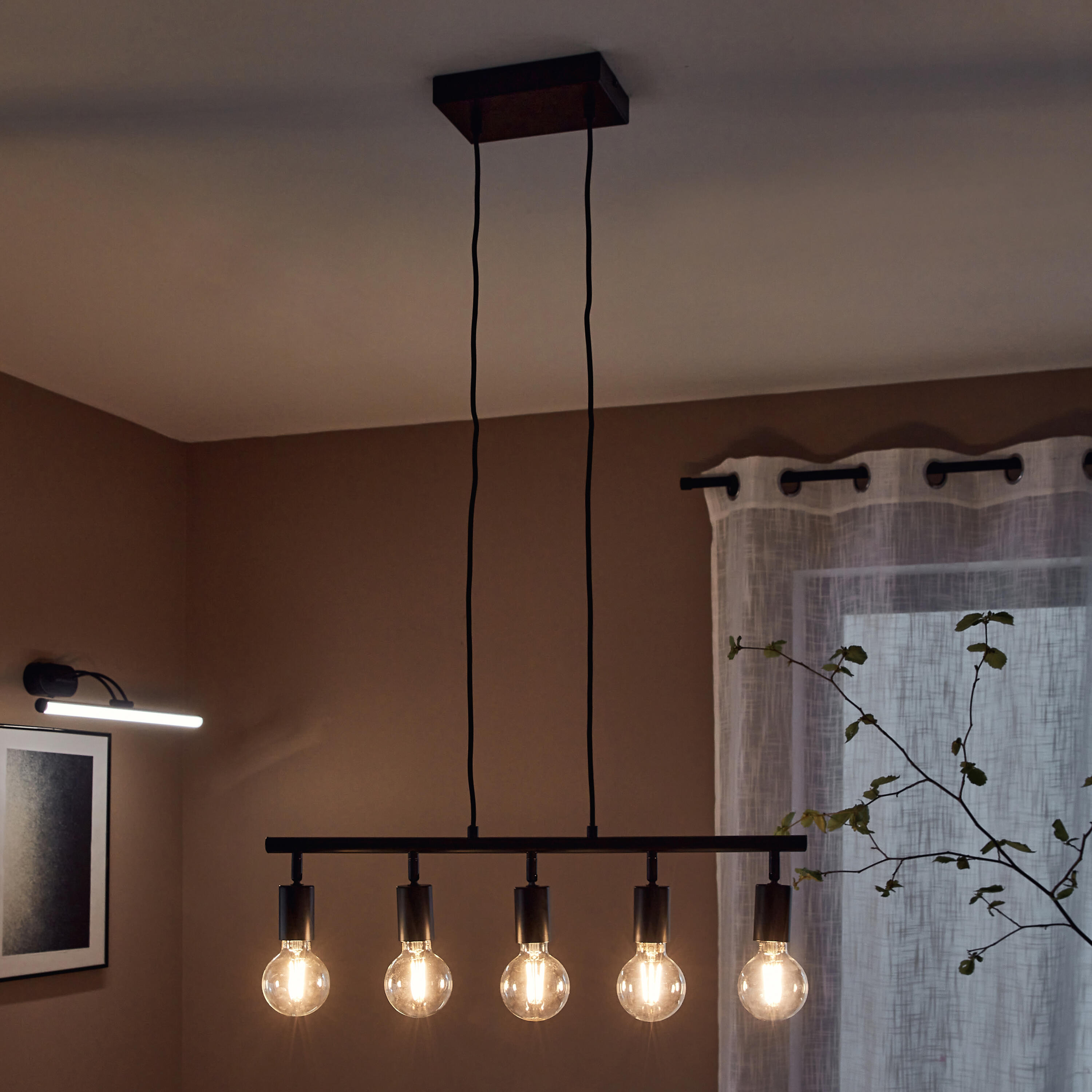 Lampadaire Lina, acier, cuivré,  H.149 cm INSPIRE, E27 - 3