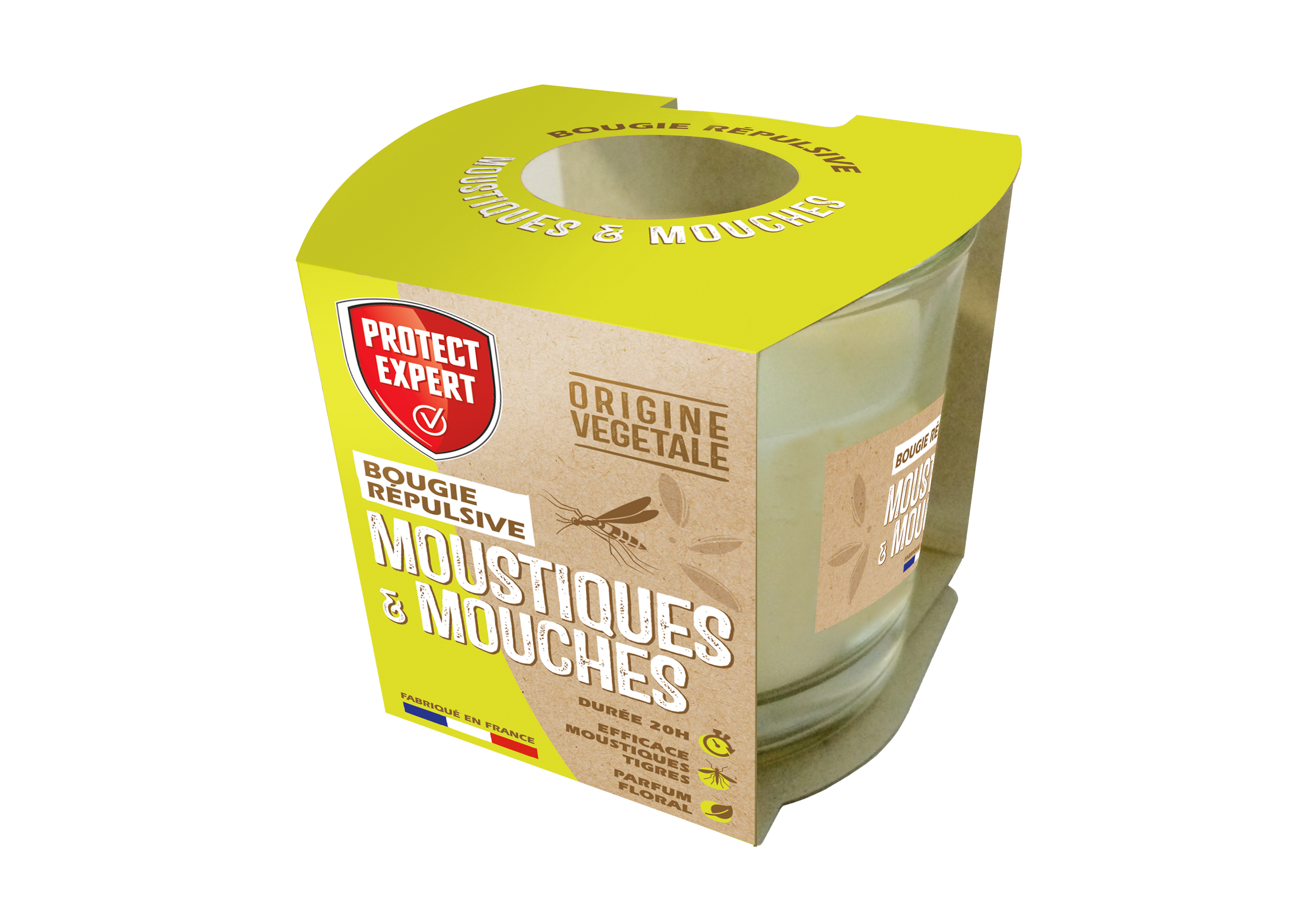 Anti-moustique Decoris Ensemble de Bougies Ø 5 x 6,5 cm Multicouleur 45 g