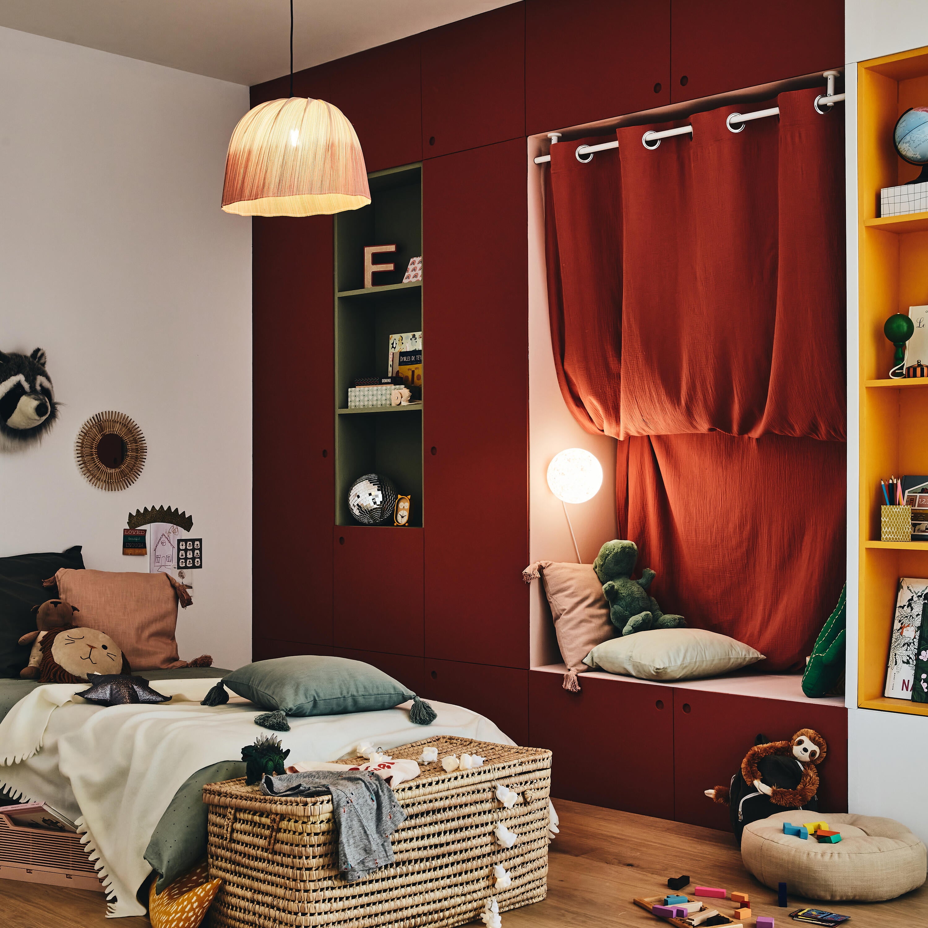 Tenda INSPIRE Suzan chili 1 arancio, occhiello 140x280 cm - 7