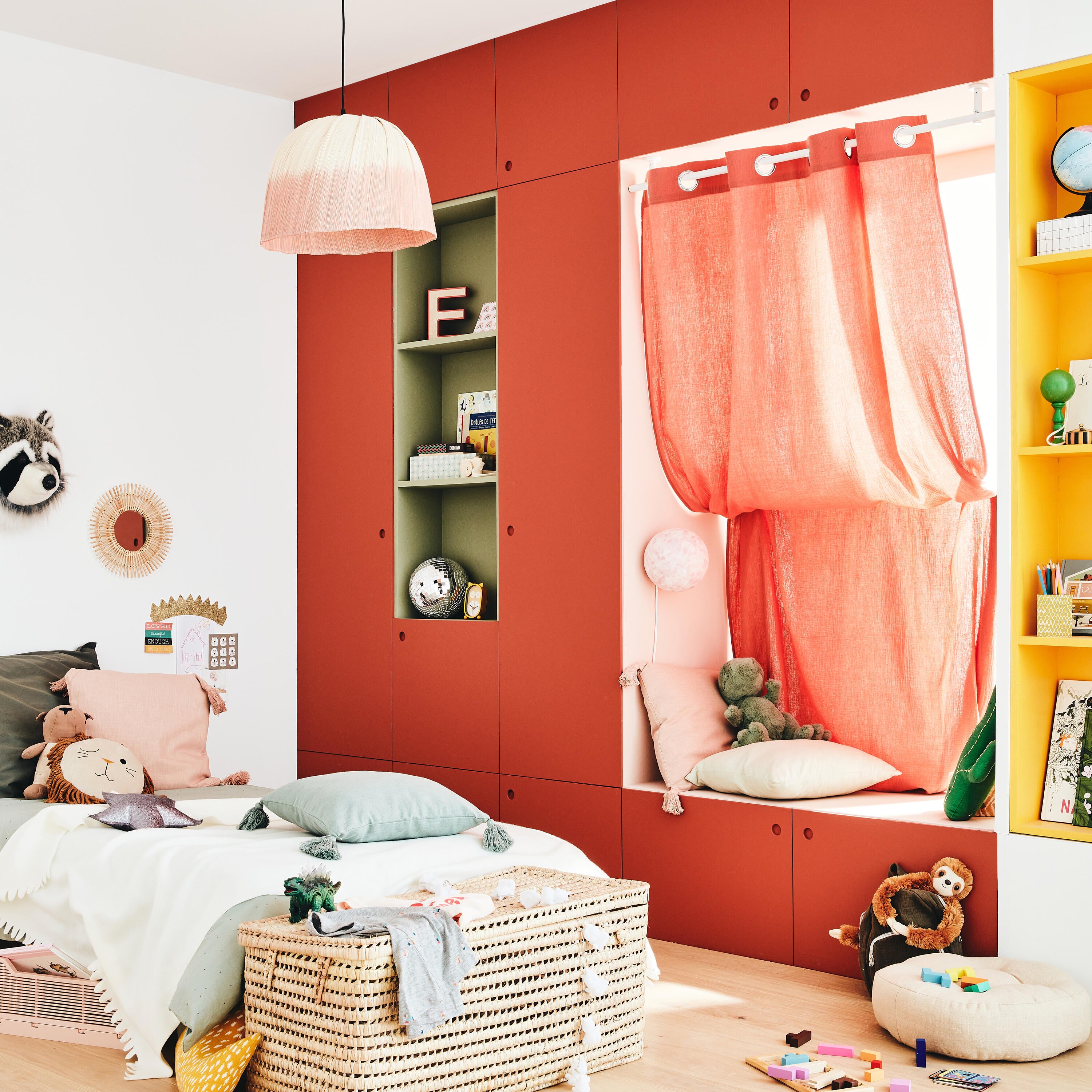 Tenda INSPIRE Suzan chili 1 arancio, occhiello 140x280 cm - 6