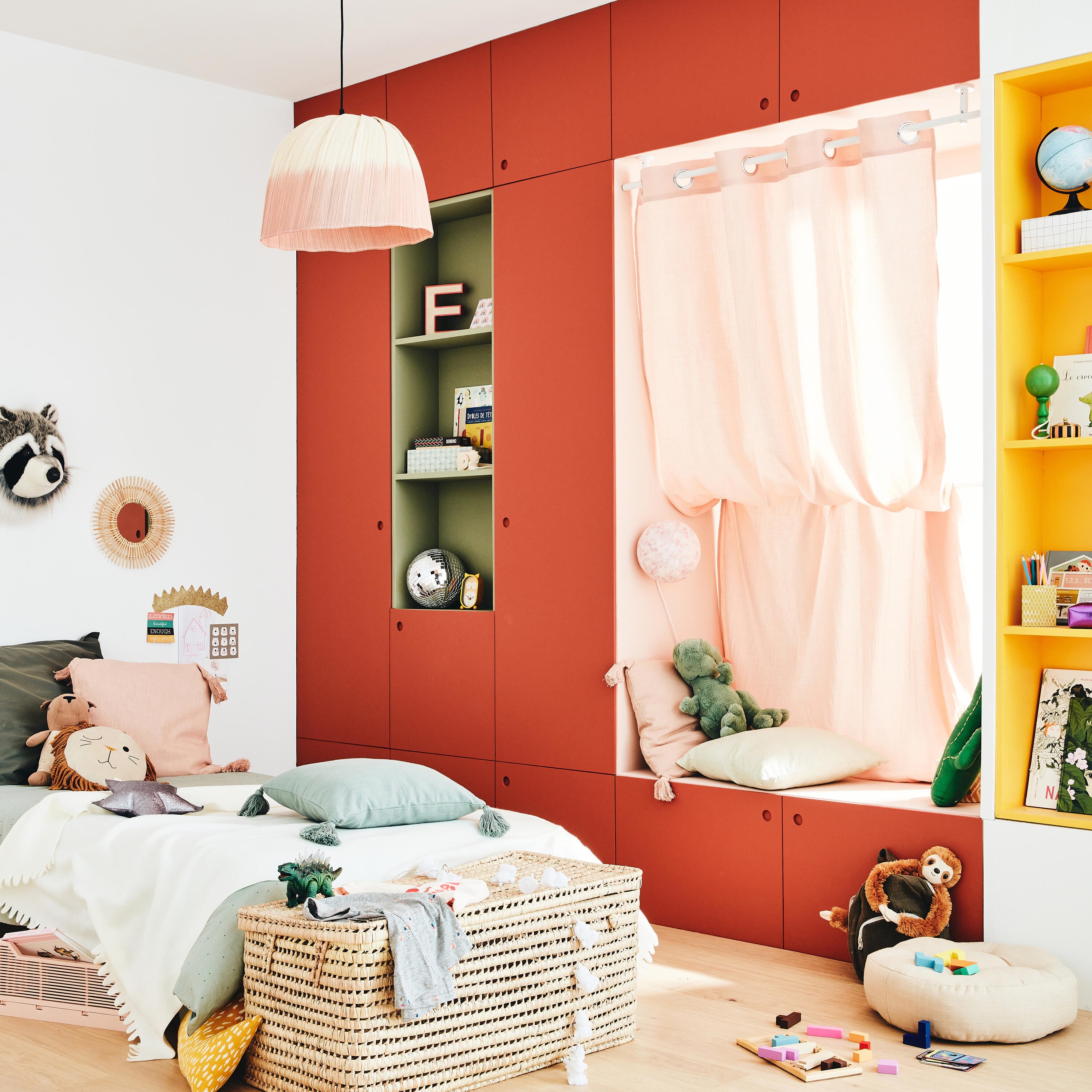 Poduszka na podłogę okrągła Haivy beżowa 45 x 45 x 11.5 cm Inspire - 18