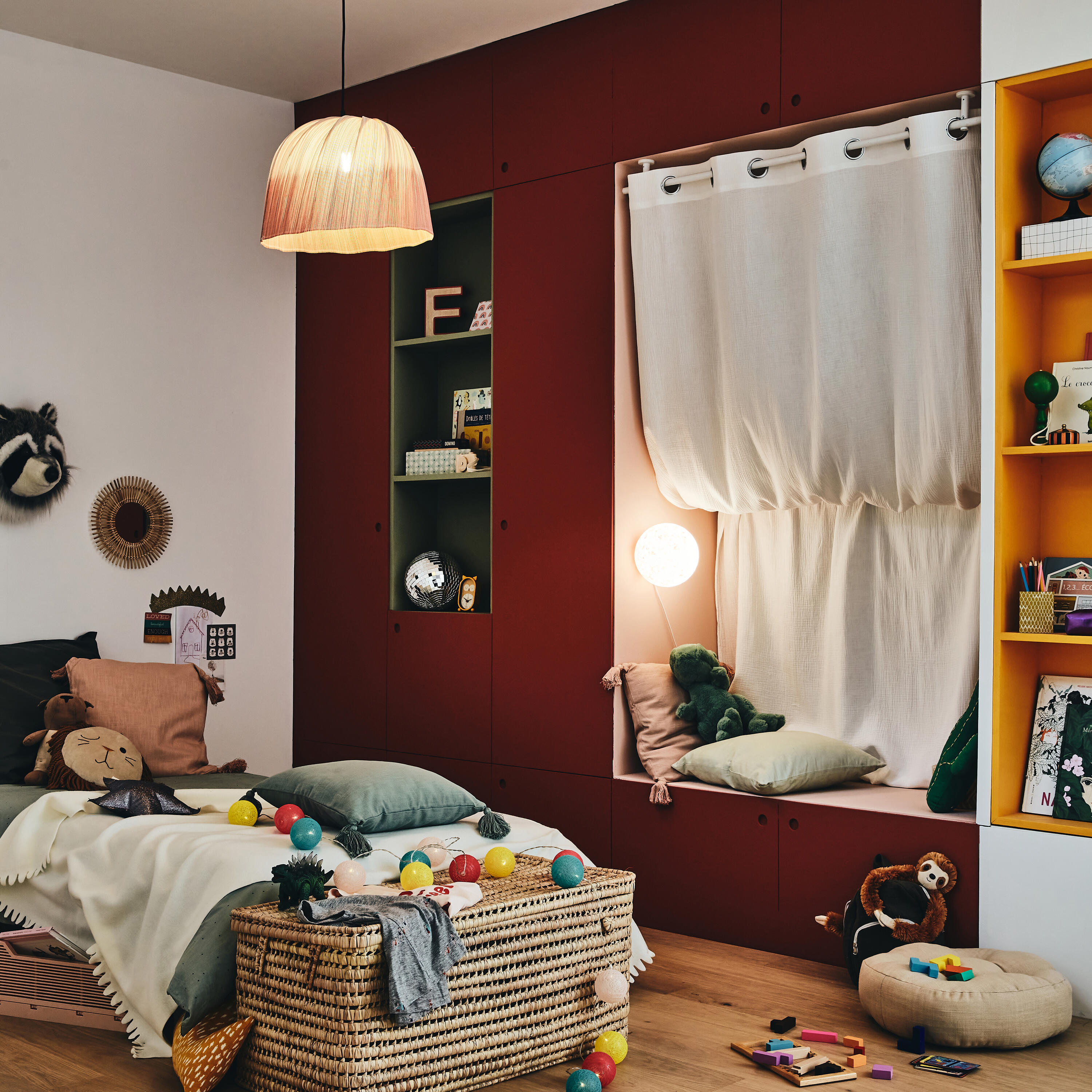 Poduszka na podłogę okrągła Haivy beżowa 45 x 45 x 11.5 cm Inspire - 16