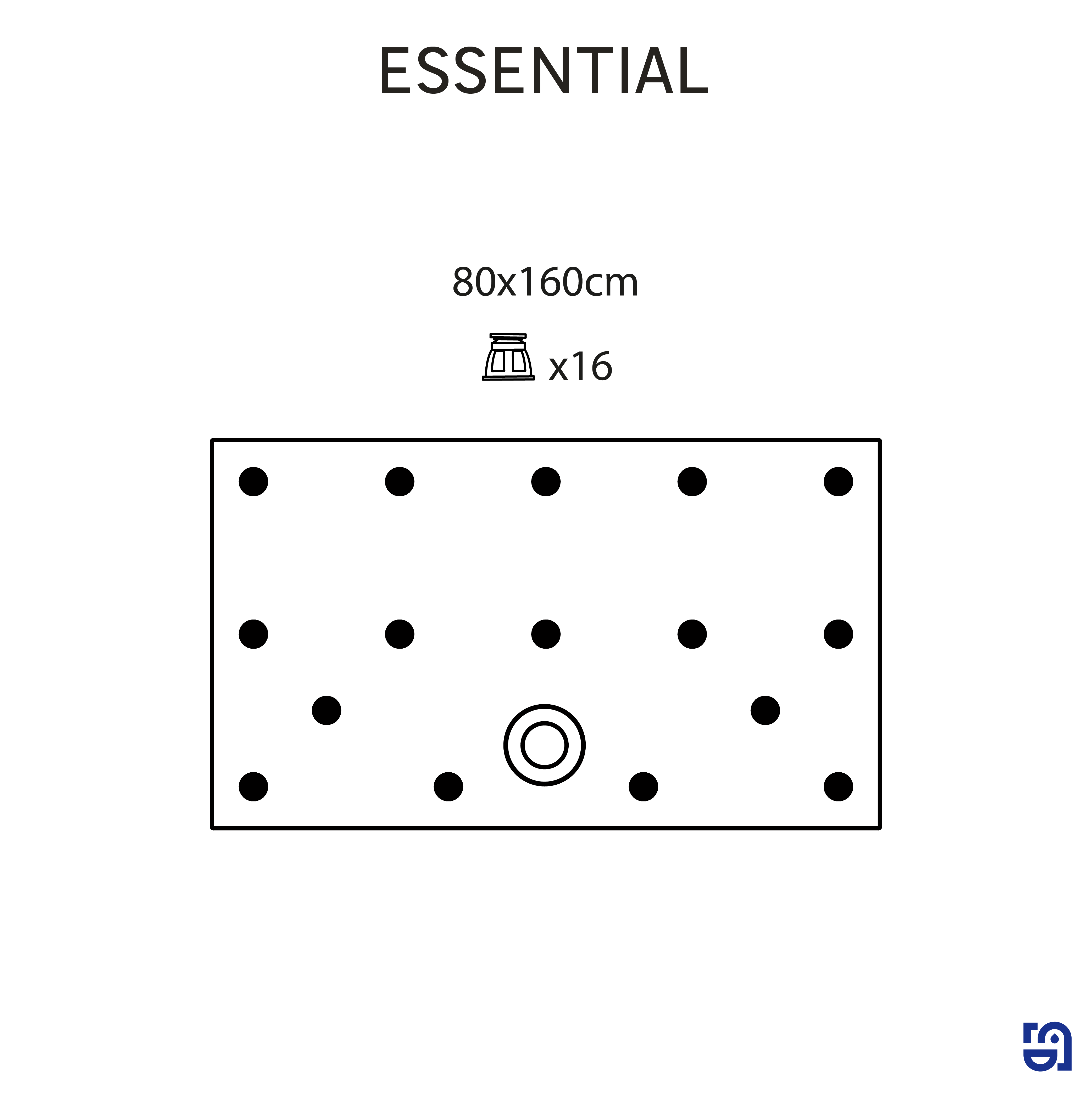 Piatto doccia SENSEA in pmma Essential bianco L 80 x L 160 x H 5 cm lucido - 8