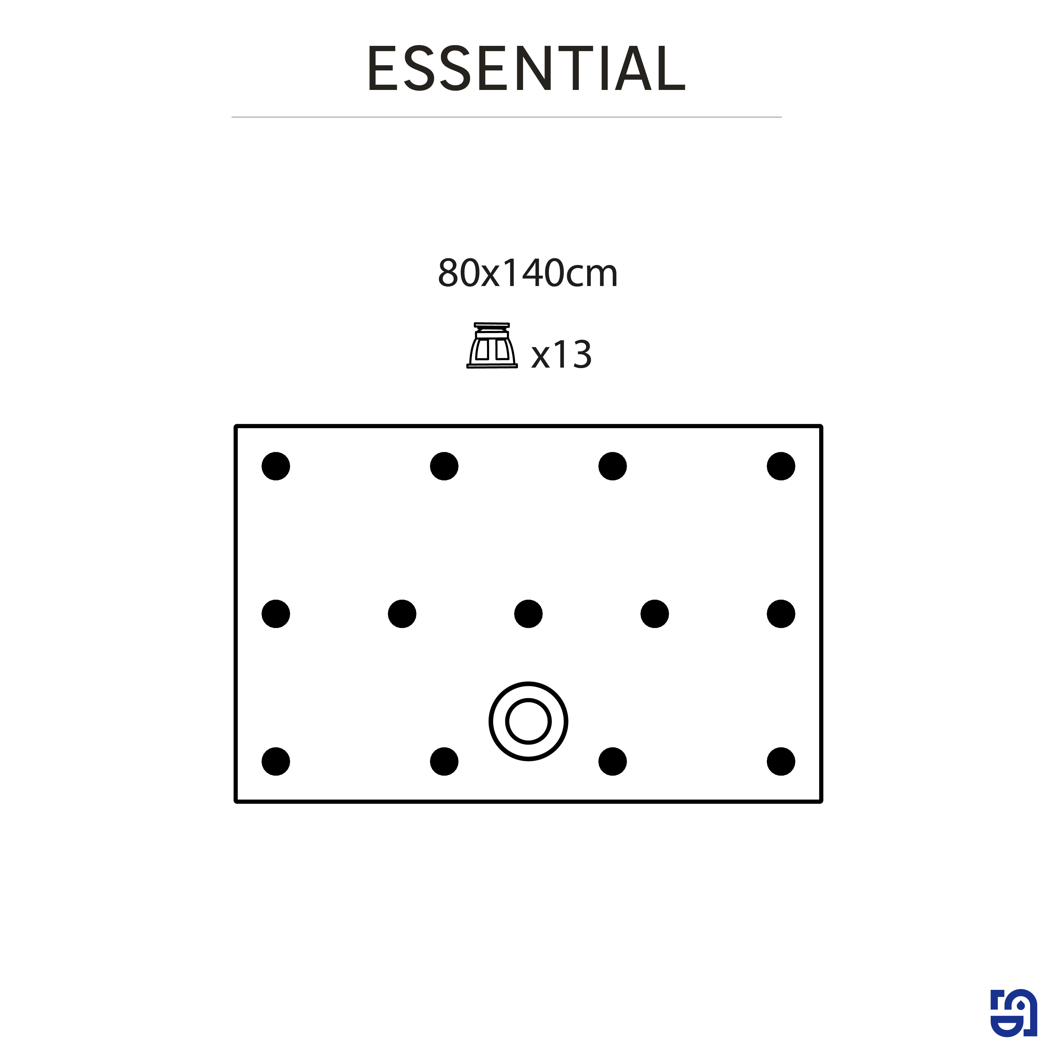 Piatto doccia SENSEA in pmma Essential bianco L 80 x L 140 x H 5 cm lucido - 9