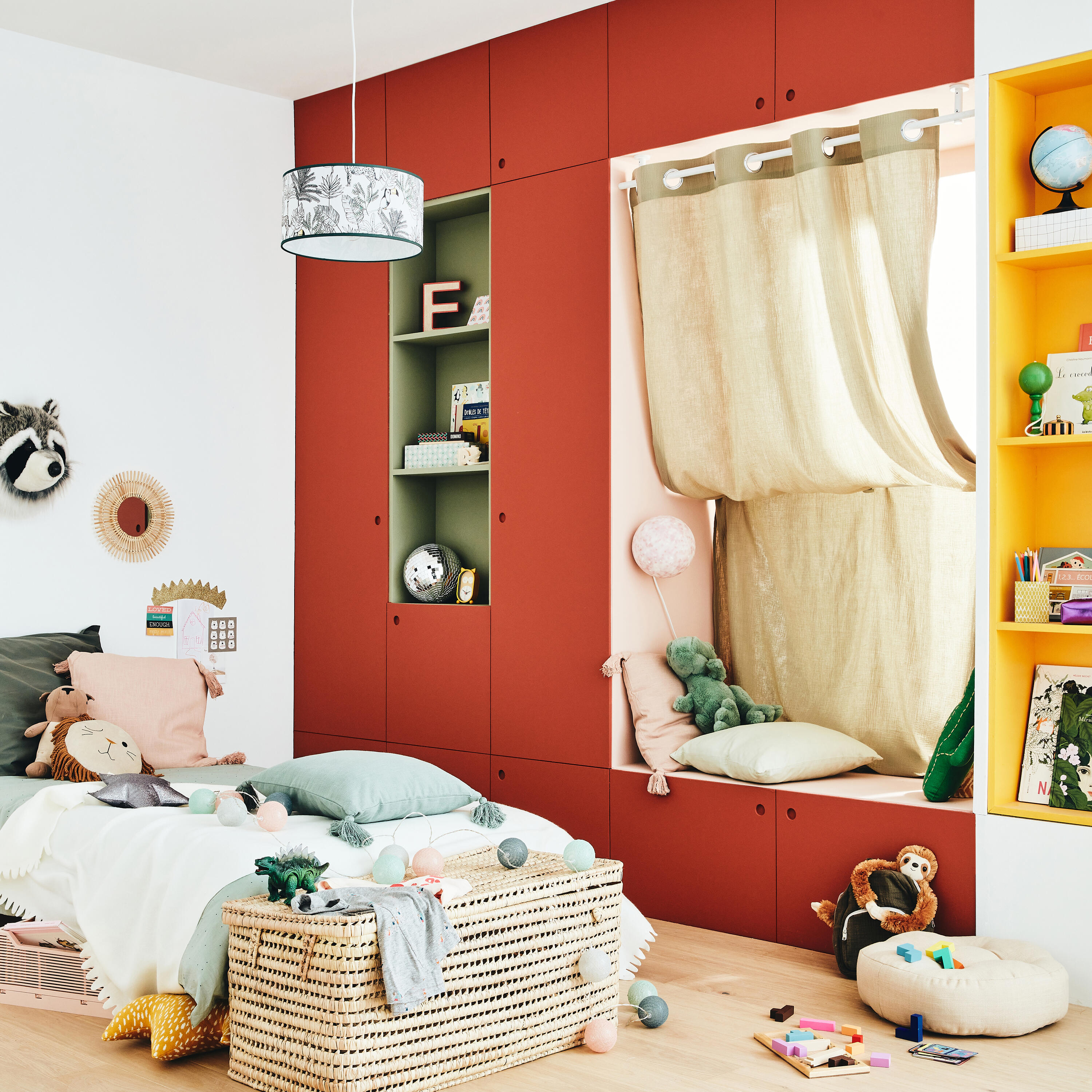 Lustro w bambusowej ramie Bamboo okrągłe śr. 30 cm Inspire - 18