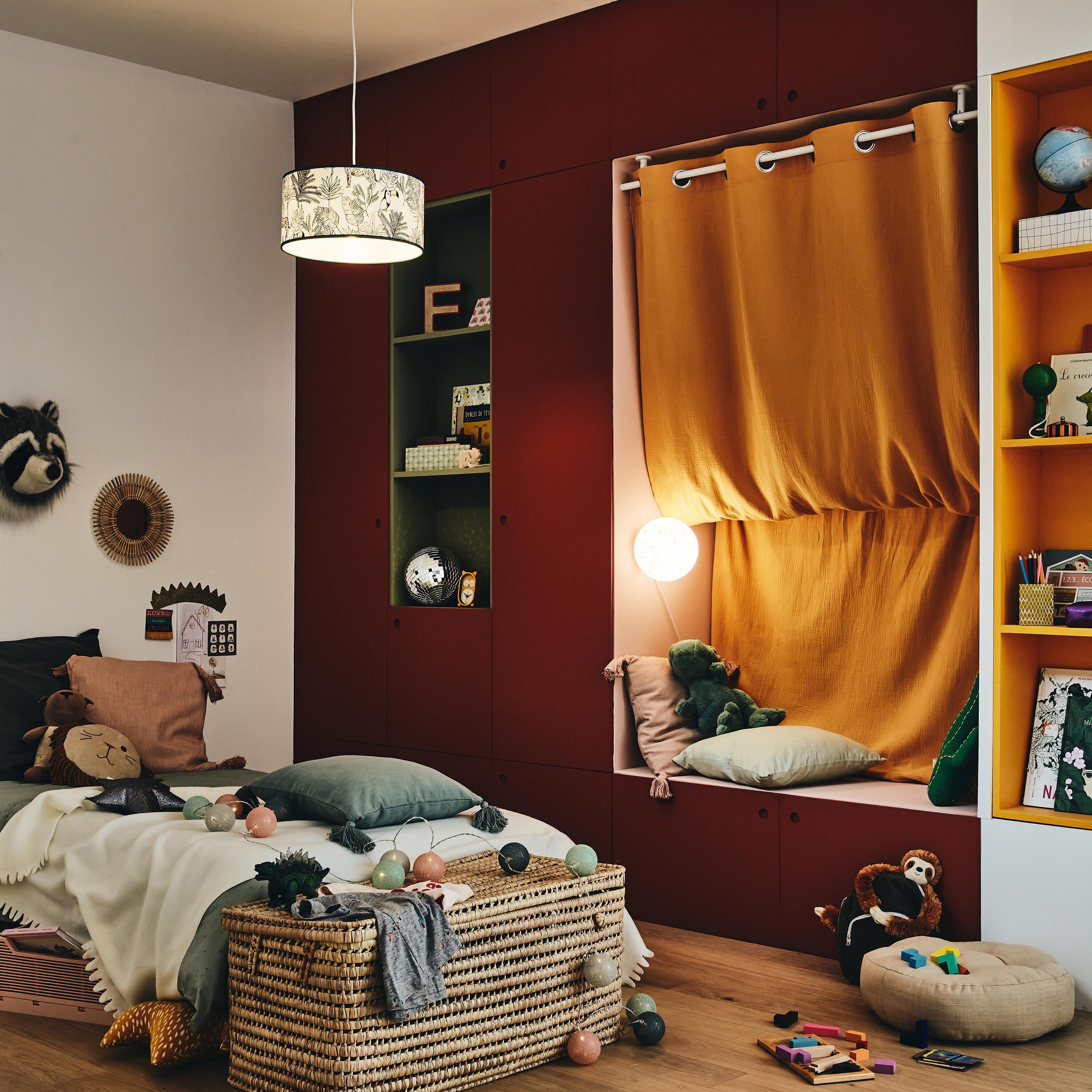 Tenda INSPIRE Suzan jane 4 giallo, occhiello 140x280 cm - 13