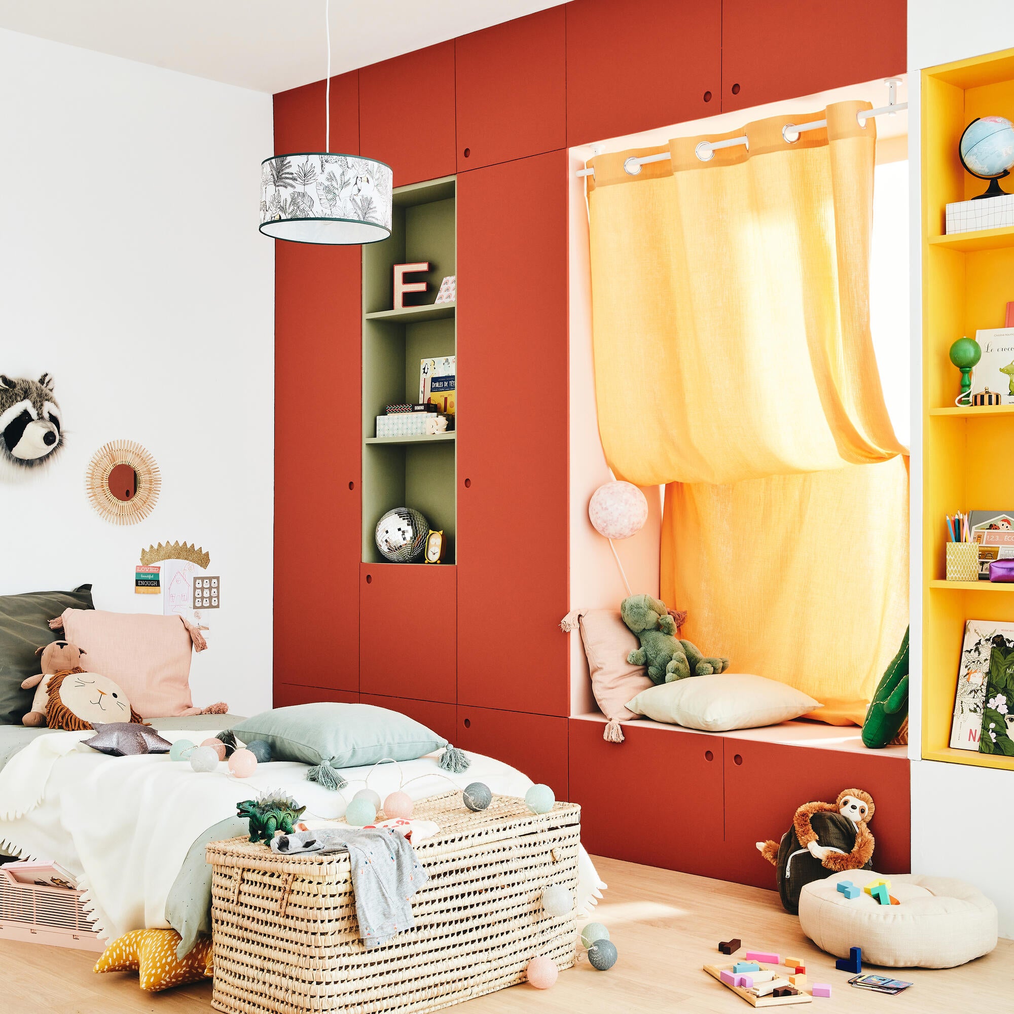 Poduszka na podłogę okrągła Haivy beżowa 45 x 45 x 11.5 cm Inspire - 11