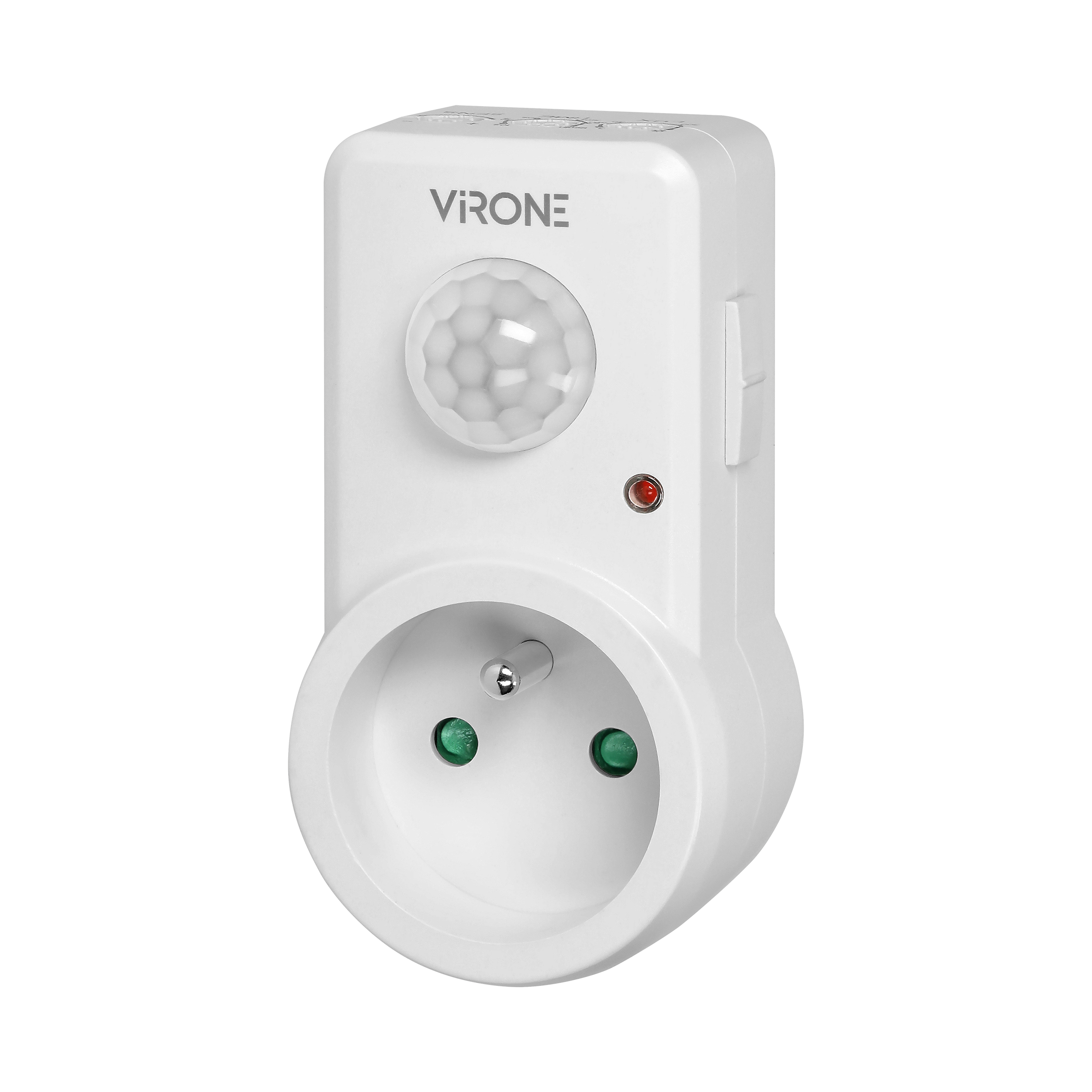 Czujnik ruchu gniazdkowy 120° IP20 MS-1 VIRONE
