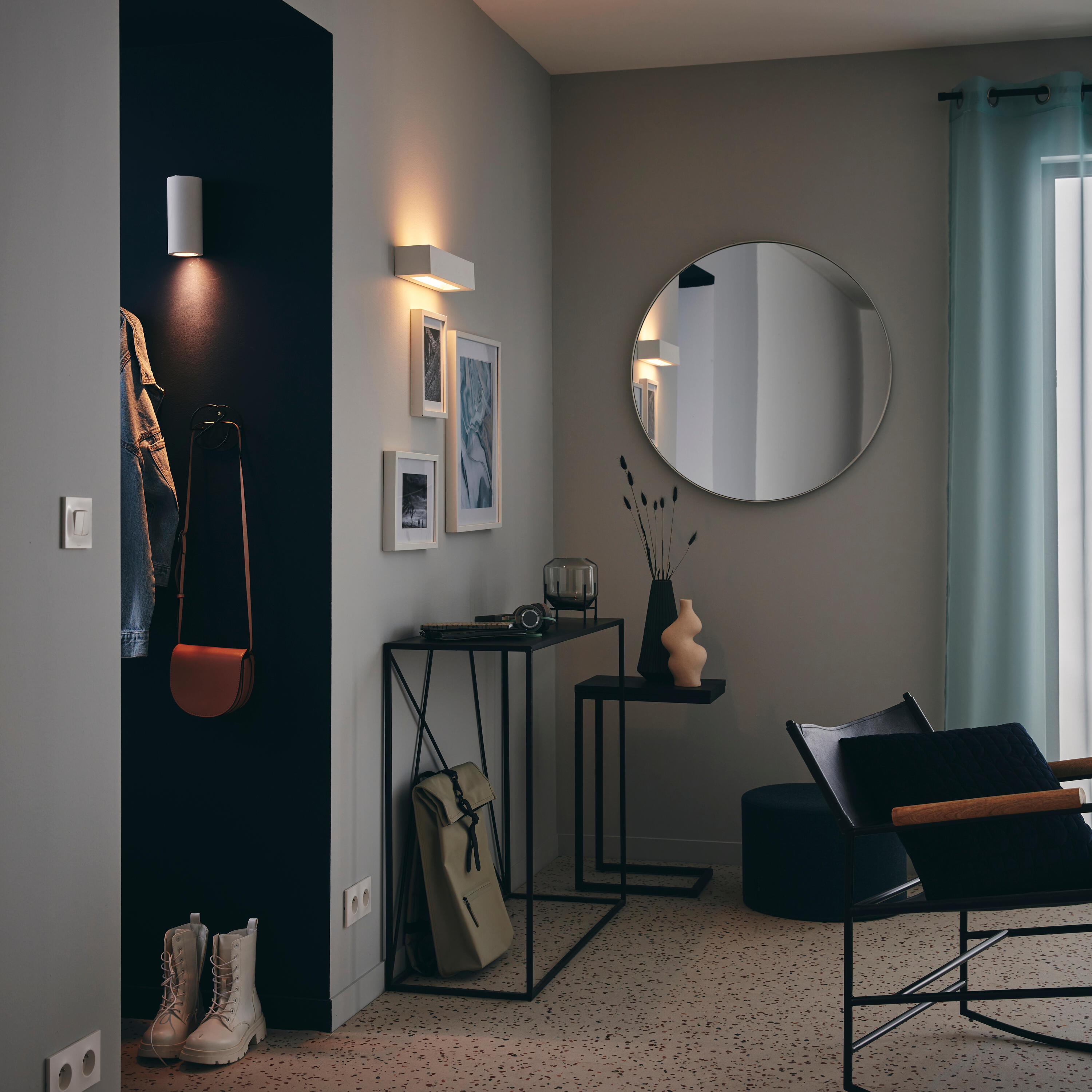 Candeeiro de parede inspire TAVUA GU10 16cm 2 luzes branco - 7