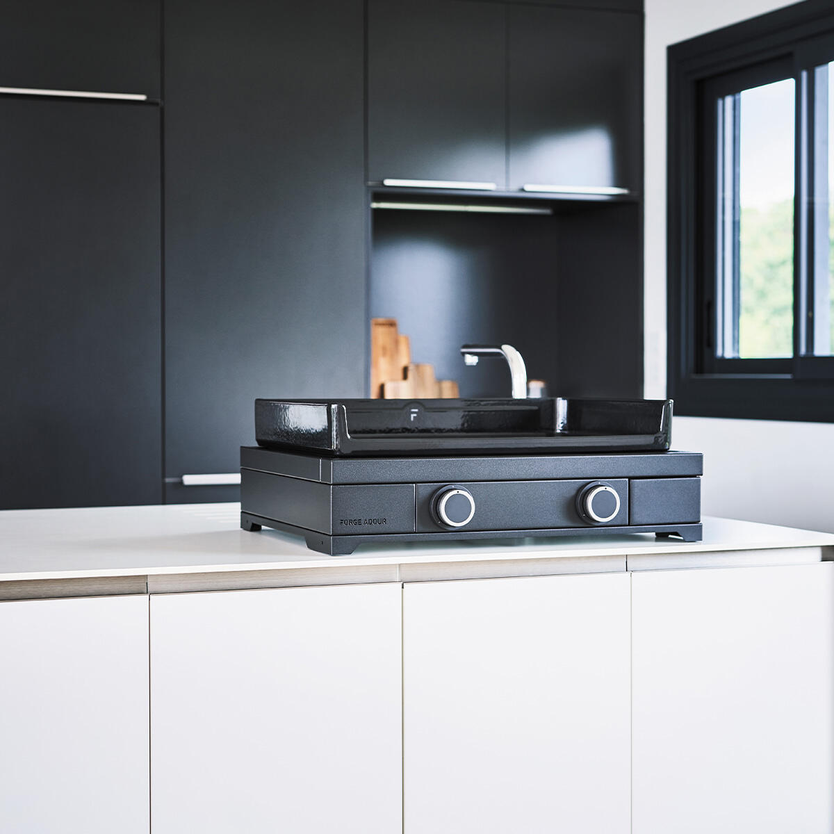 Plancha au gaz FORGE ADOUR Modern 60, noir - 4