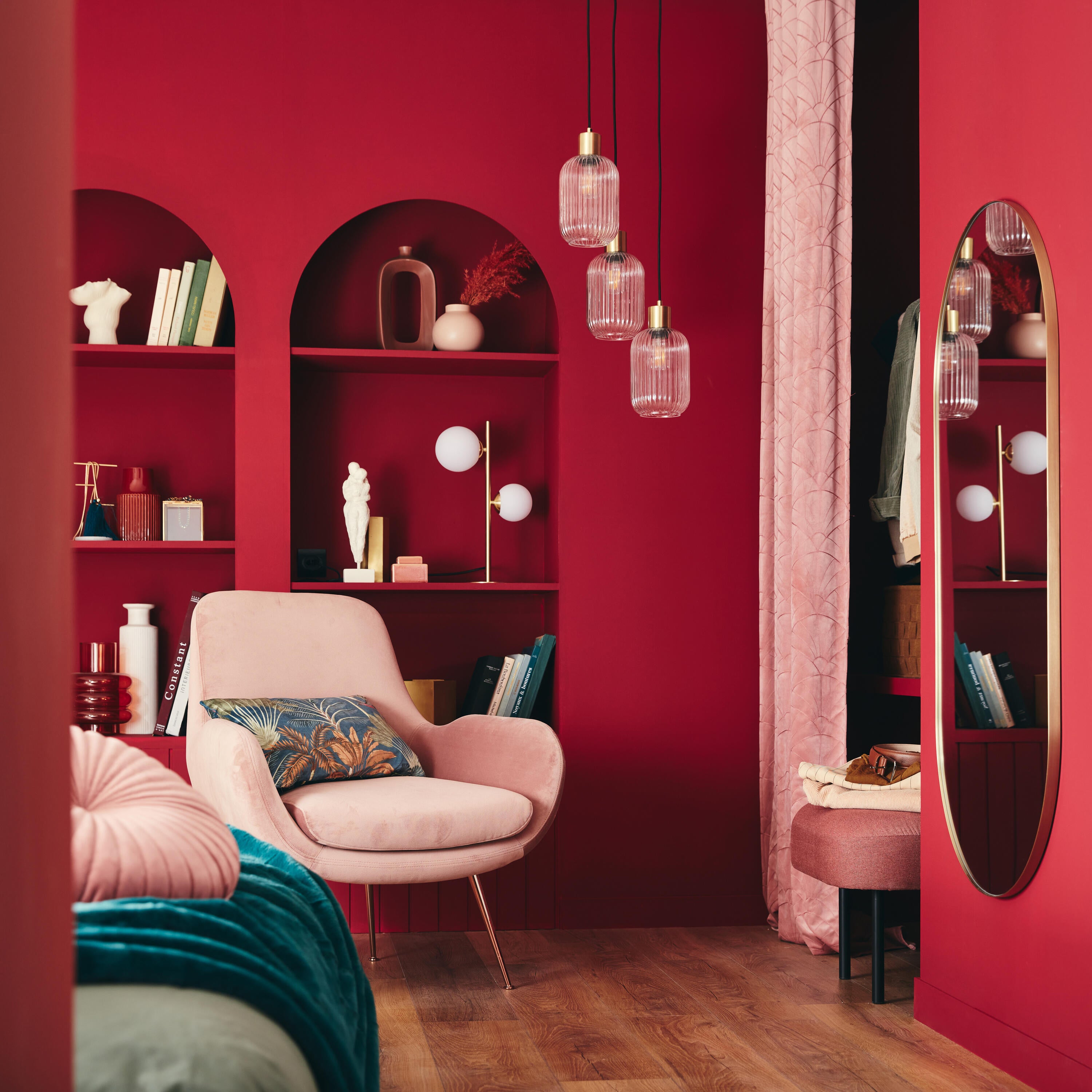 Lampa wisząca Dipsy szkło 3 x E27 Inspire - 7