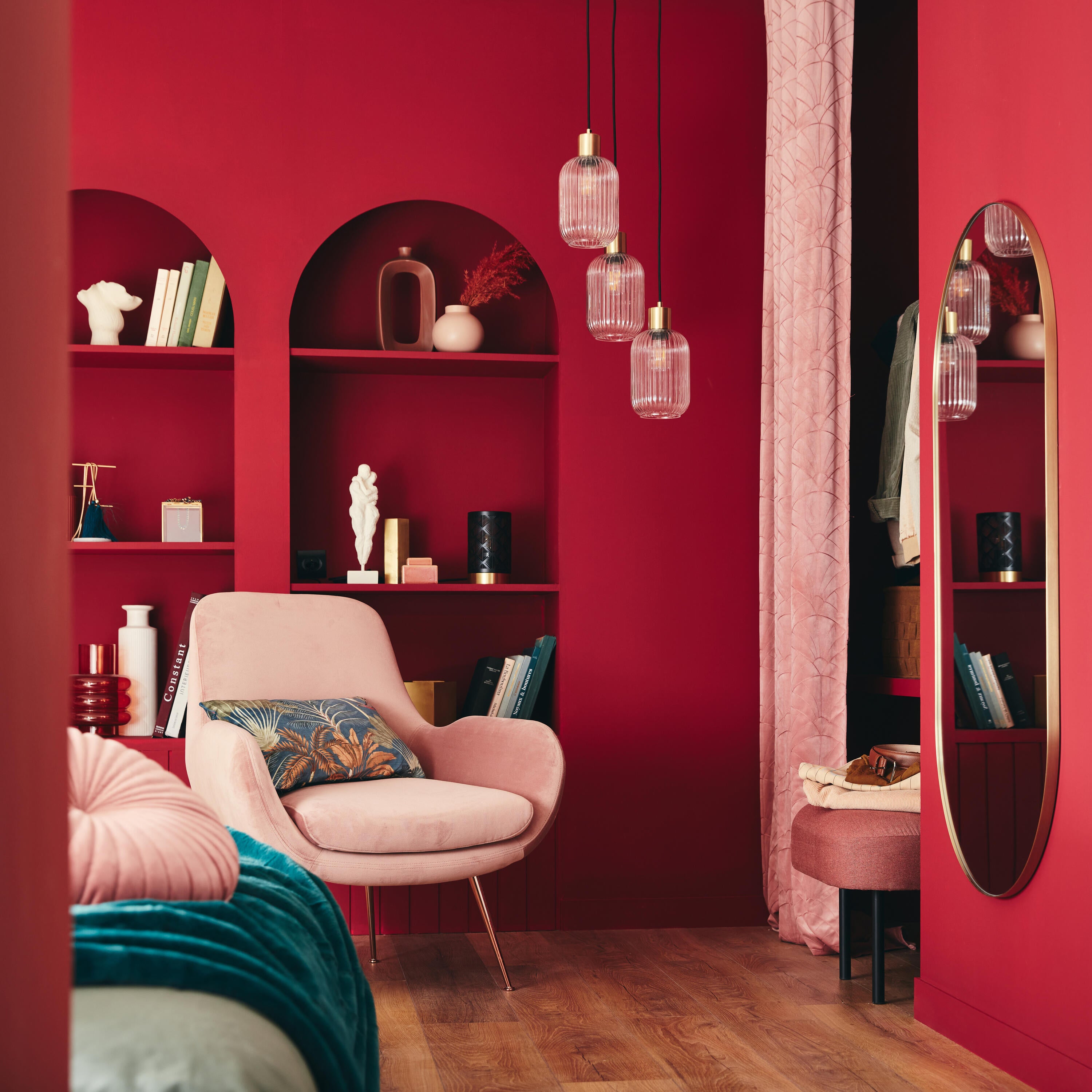 Lampa wisząca Dipsy szkło 3 x E27 Inspire - 5