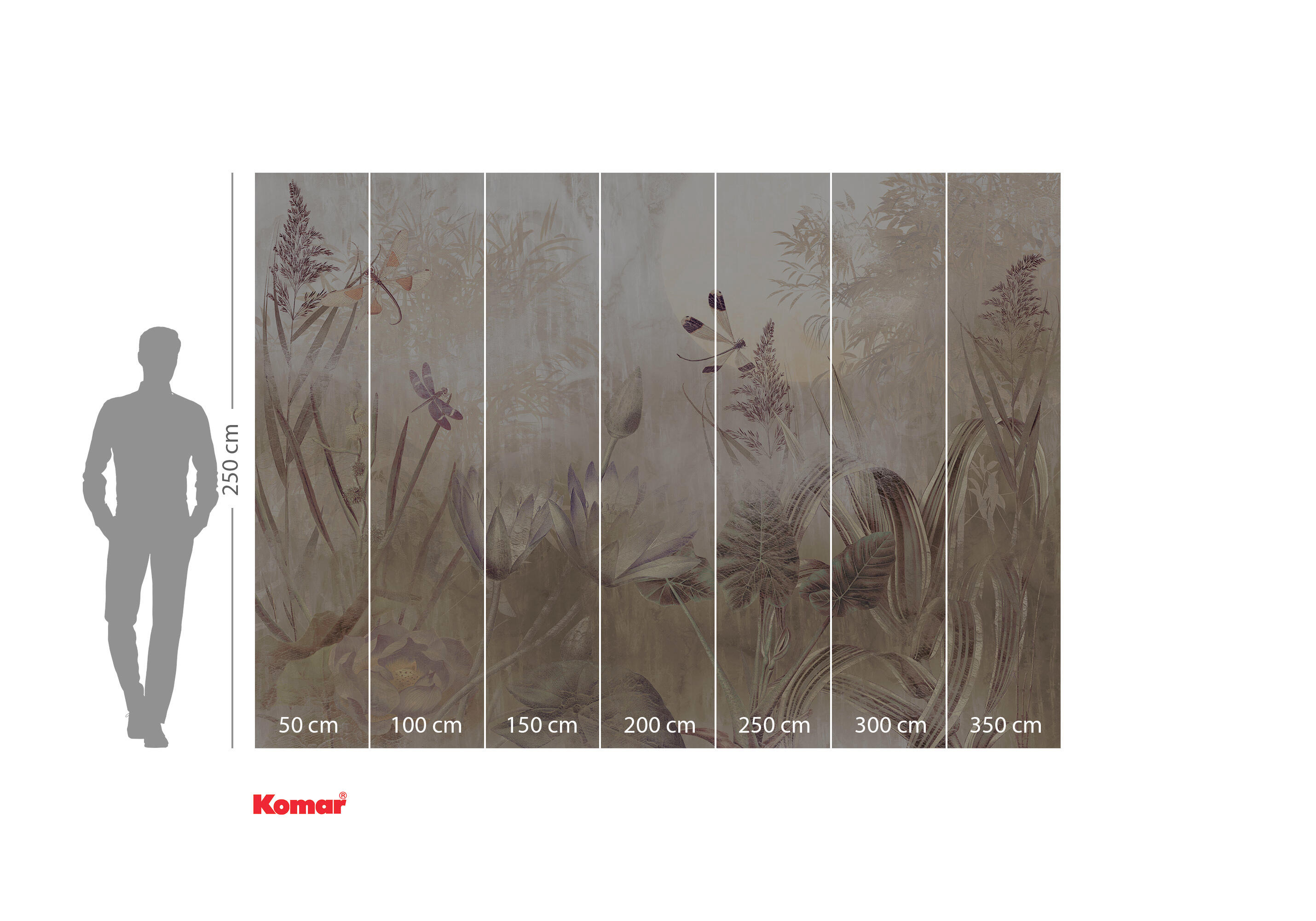 Papier peint panoramique Onirique multicouleur l.350 x H.250 cm - 3