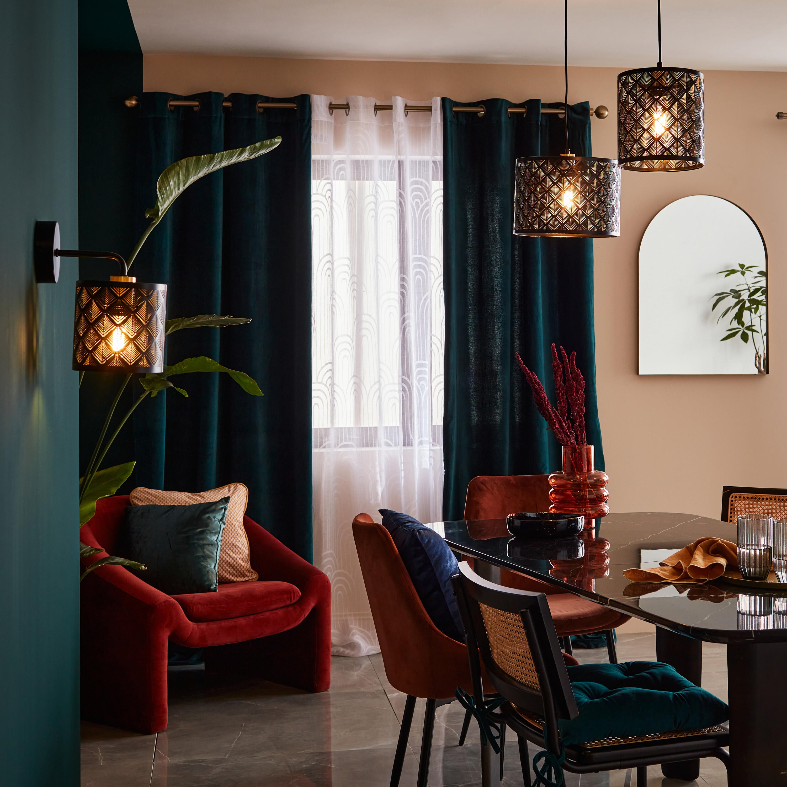 Kinkiet Galati czarny E27 Inspire - 4