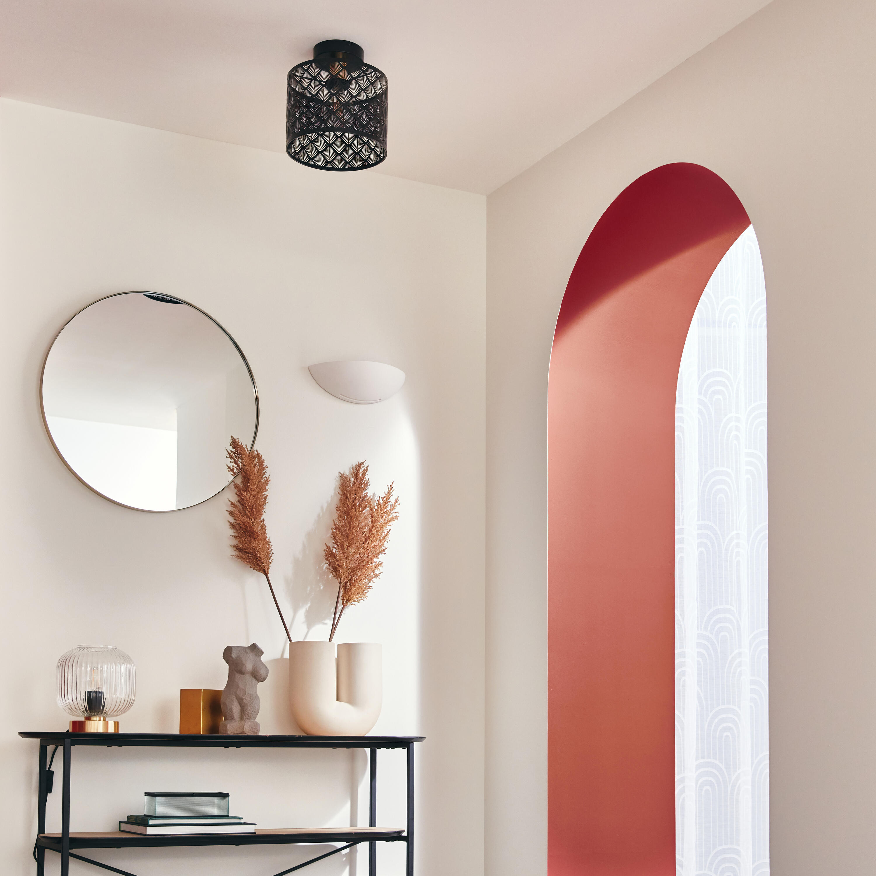 Candeeiro de parede inspire SESTRIERE E27 31cm 1 luz branco - 9