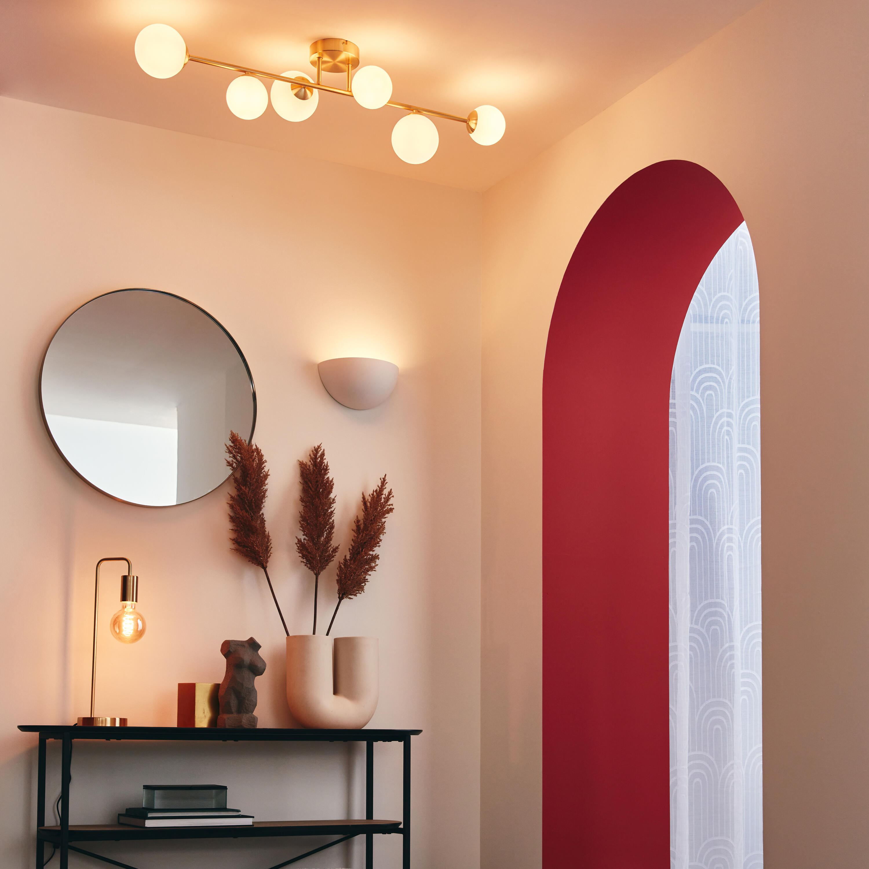 Oprawa sufitowa bez źródła światła  G9 Metal śr.  cm INSPIRE - 4