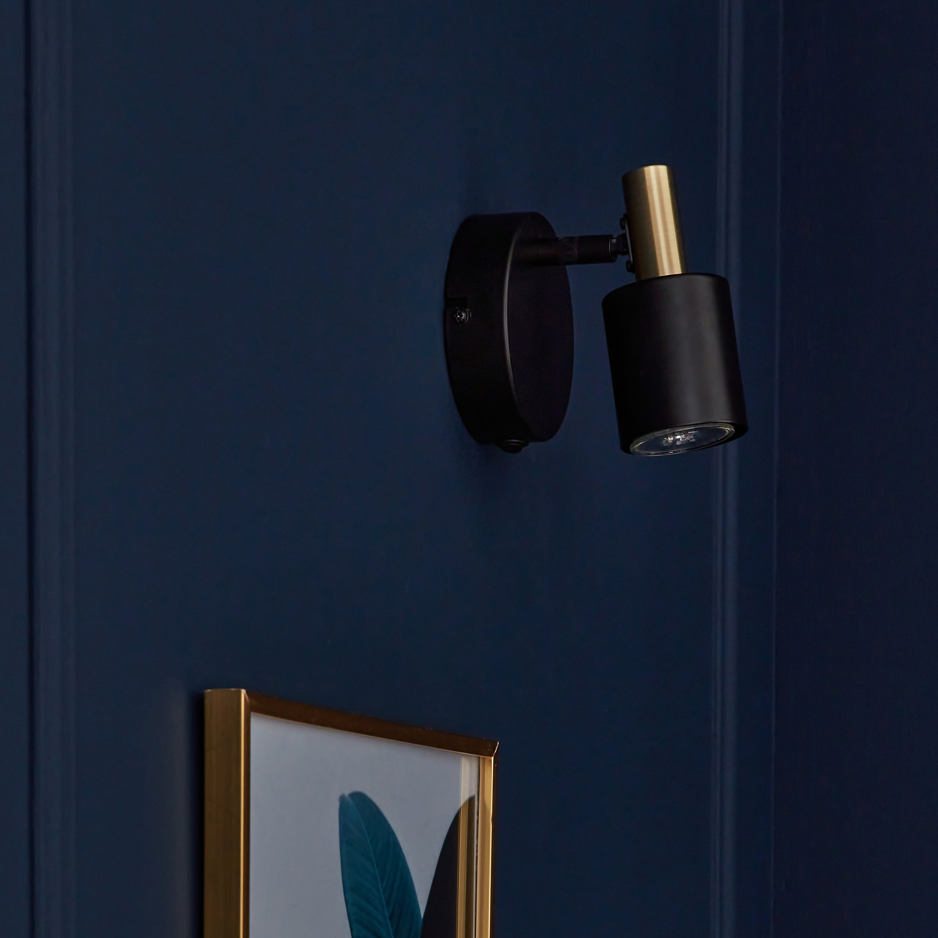 Spot Vador, produit sans abat-jour noir, GU10, INSPIRE - 3