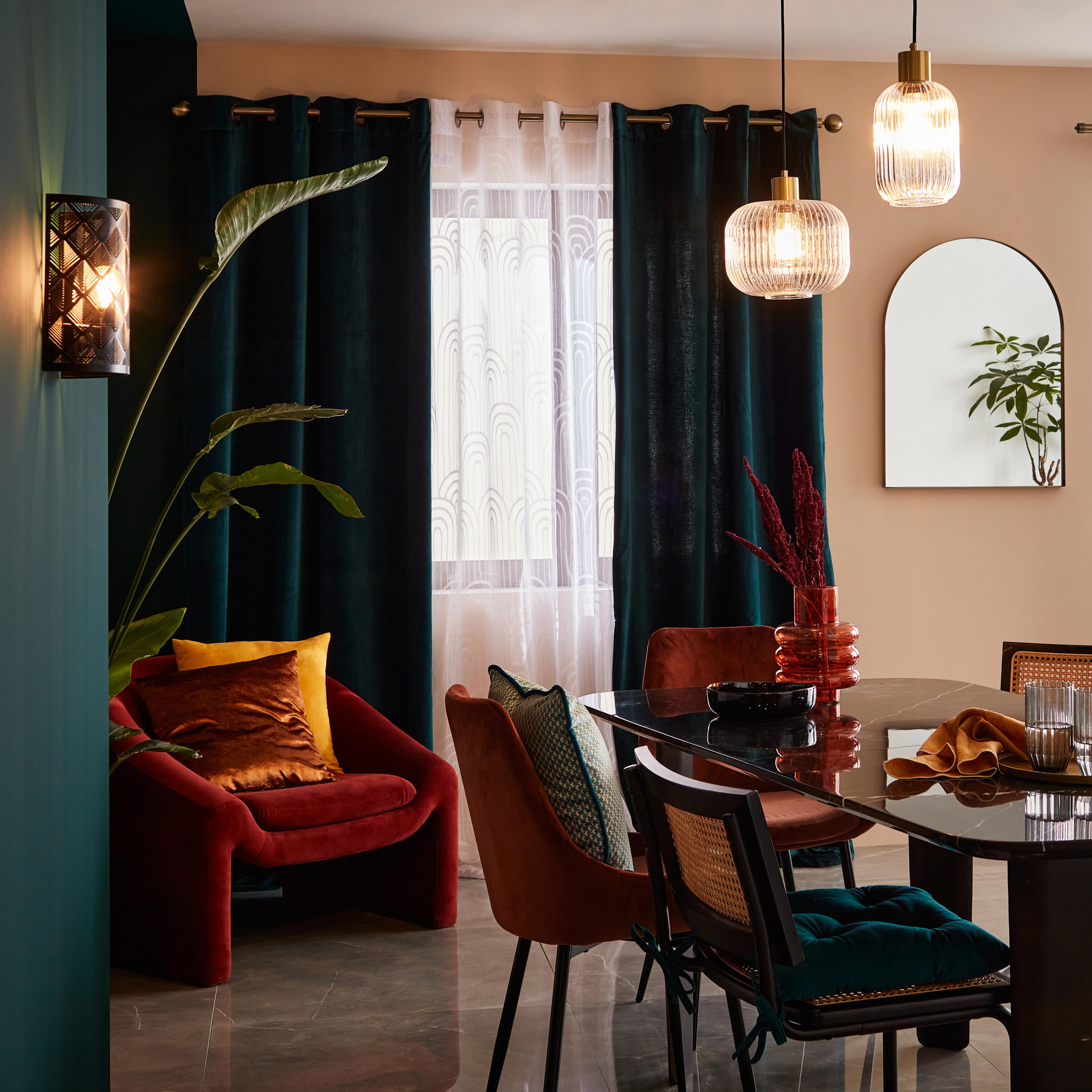 Suspension Dipsy acier, transparent, Diam.25 cm INSPIRE, E27 - 6