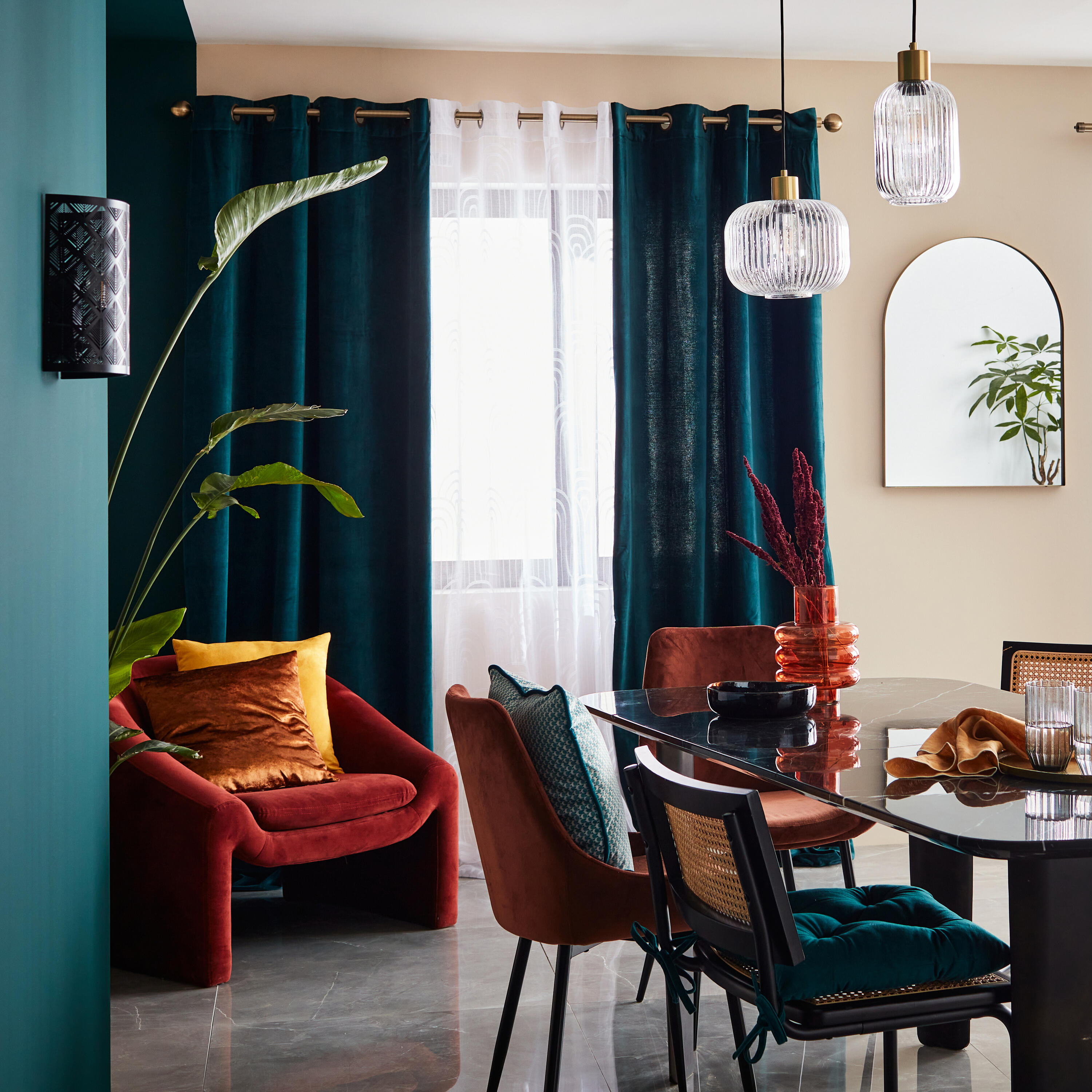 Suspension Dipsy acier, transparent, Diam.25 cm INSPIRE, E27 - 5