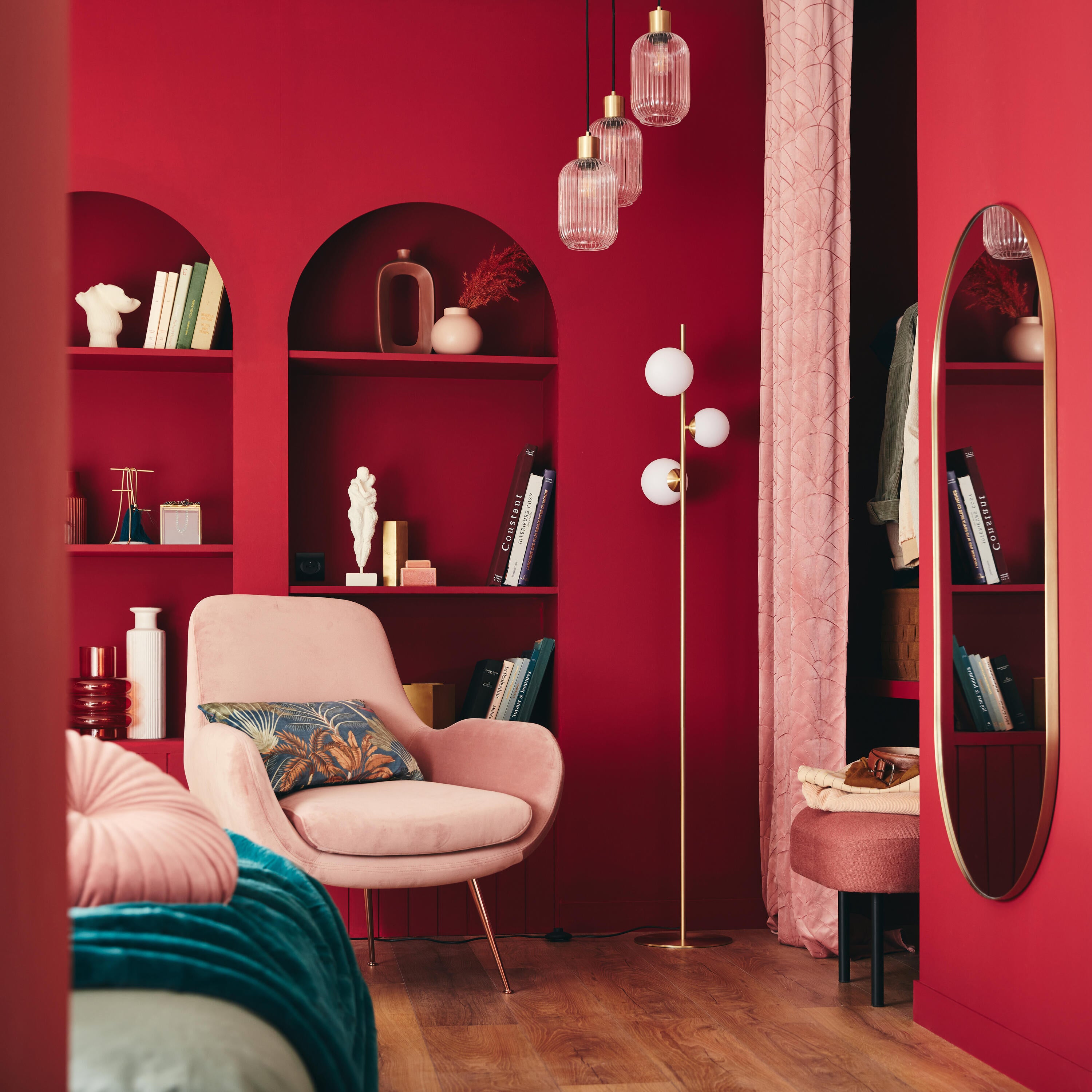 Lampa wisząca Dipsy szkło 3 x E27 Inspire - 3