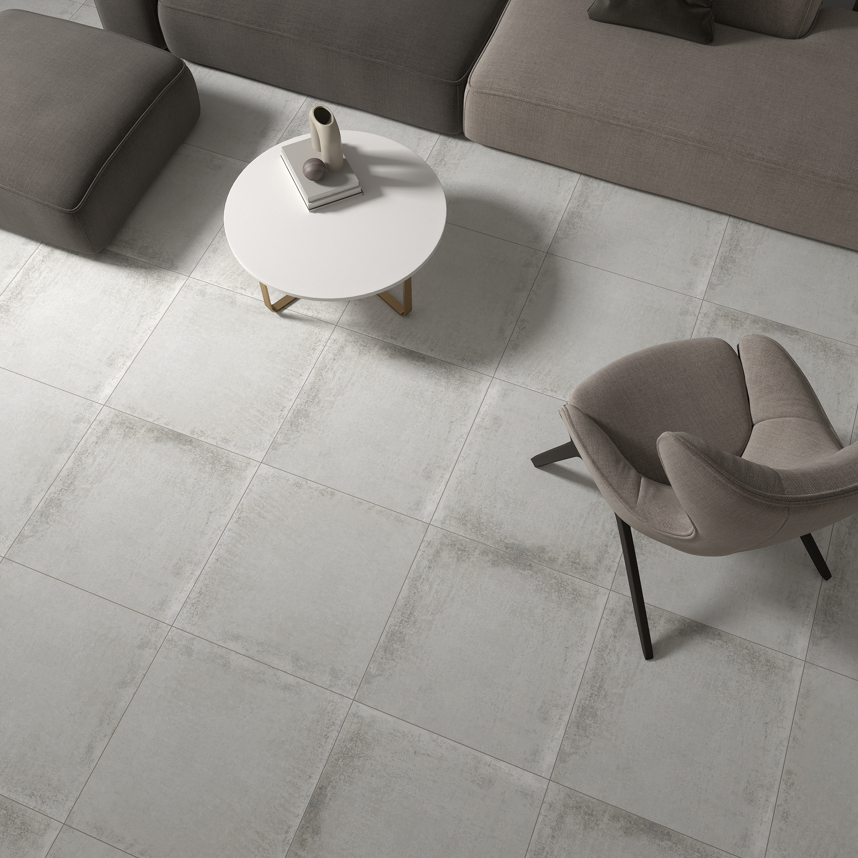 Gres szkliwiony Manaa Light Grey 59.7x59.7 Artens - 4