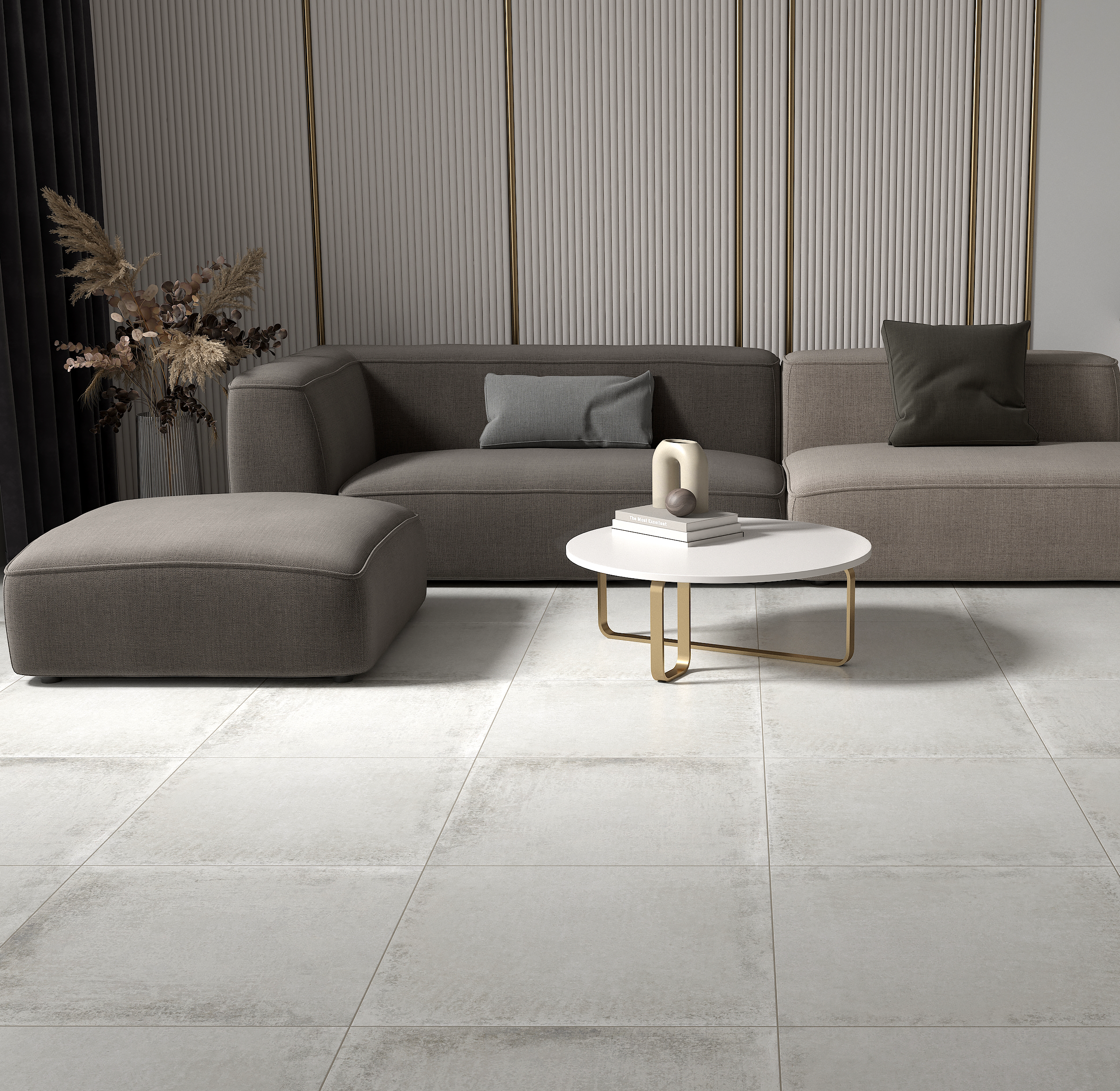 Gres szkliwiony Manaa Light Grey 59.7x59.7 Artens - 3