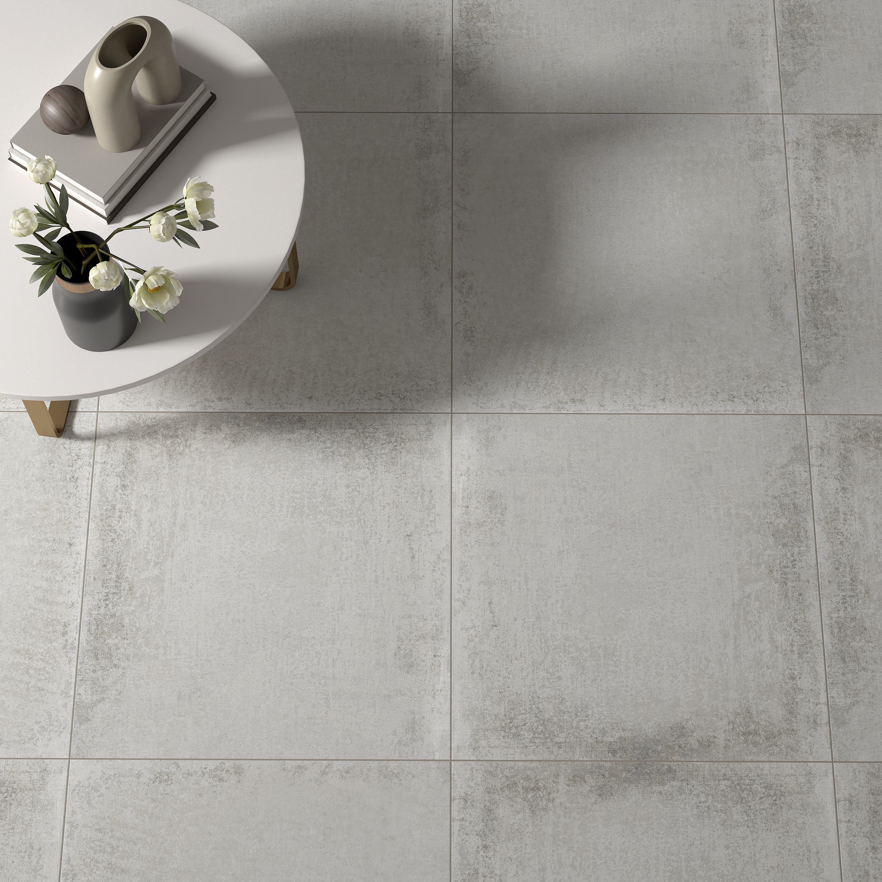 Gres szkliwiony Manaa Light Grey 59.7x59.7 Artens - 2