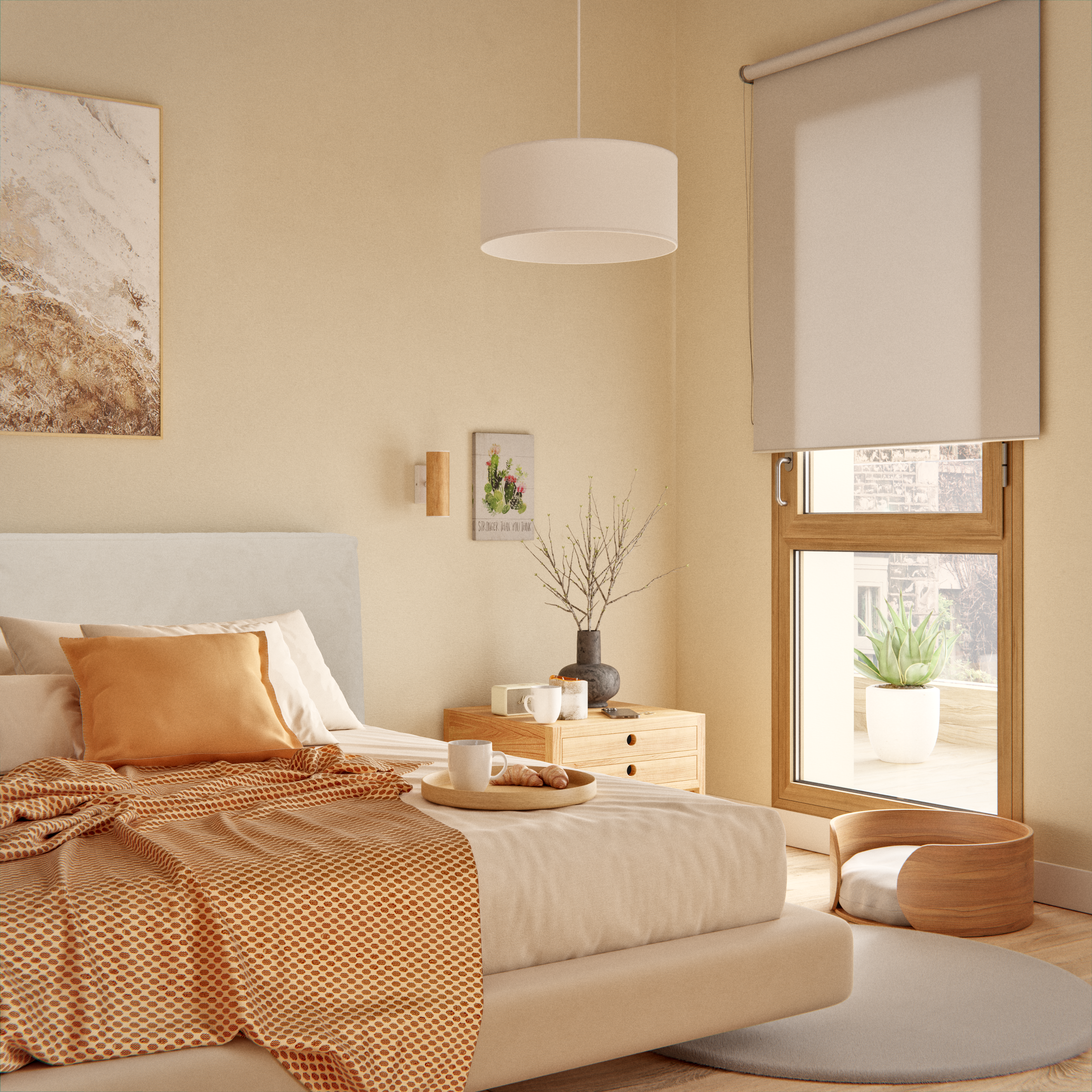 Quadro de madeira INSPIRE IMPRESSA STRONG THAN Y THIS 20X30CM - 4