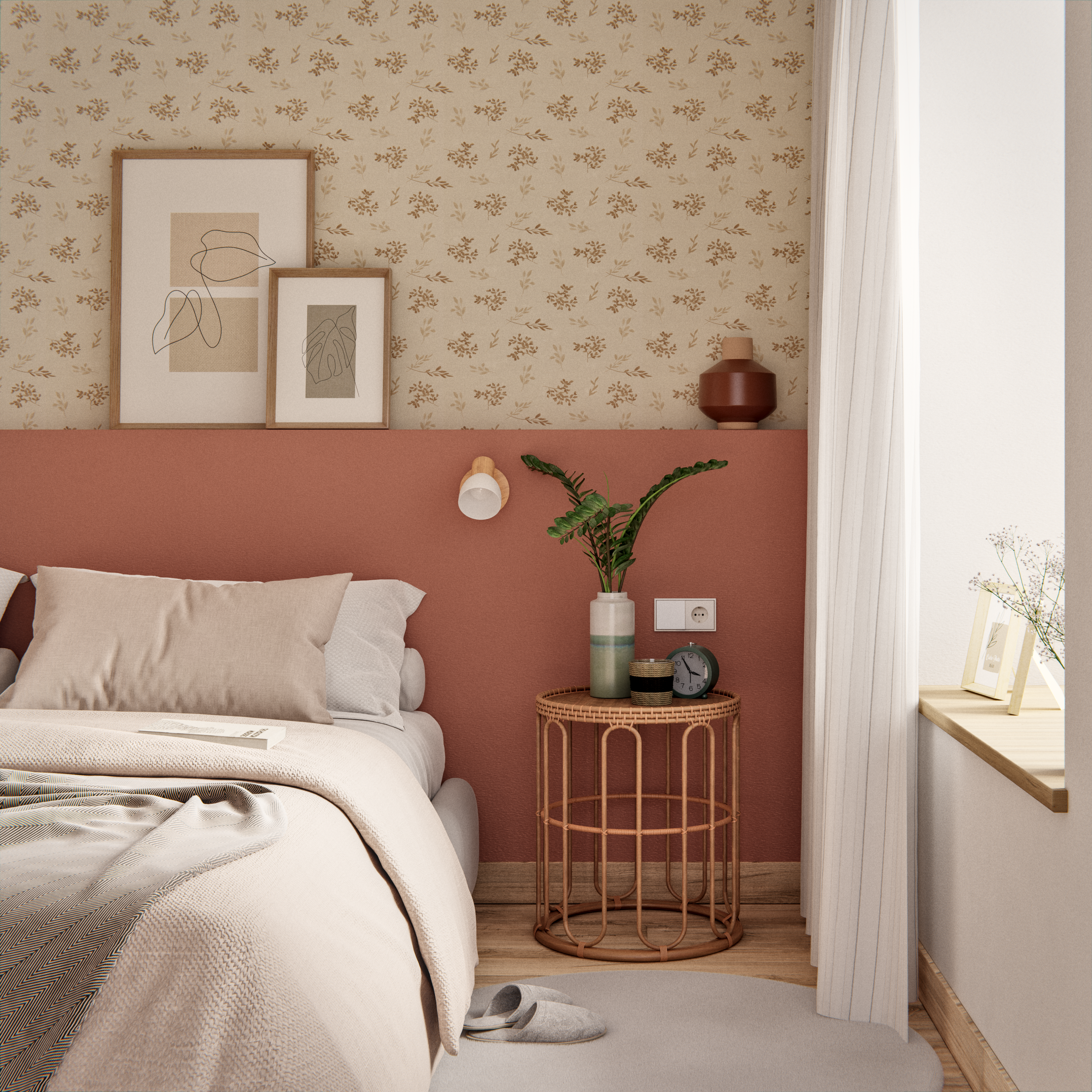 Tapete redondo liso INSPIRE BIANCA FAKE RABBIT D100CM CREAM 5 - 16