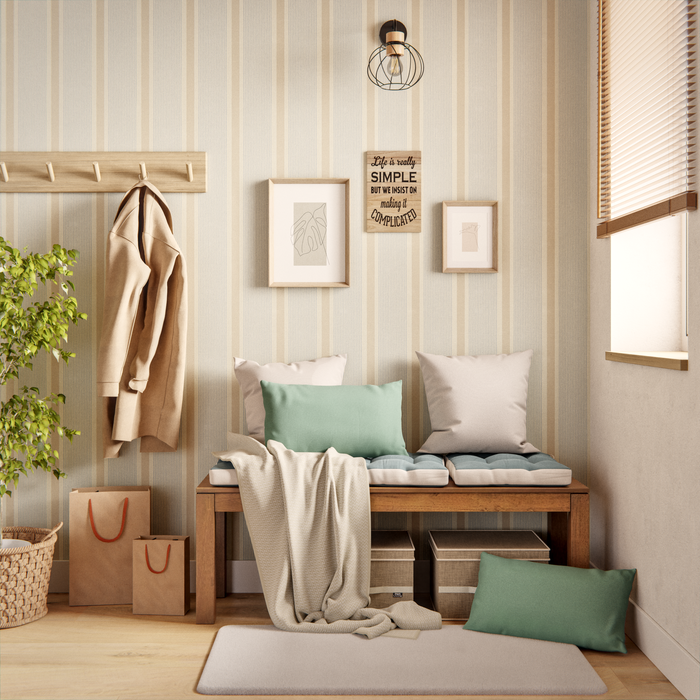 Aplique Mallow INSPIRE E27 bambú