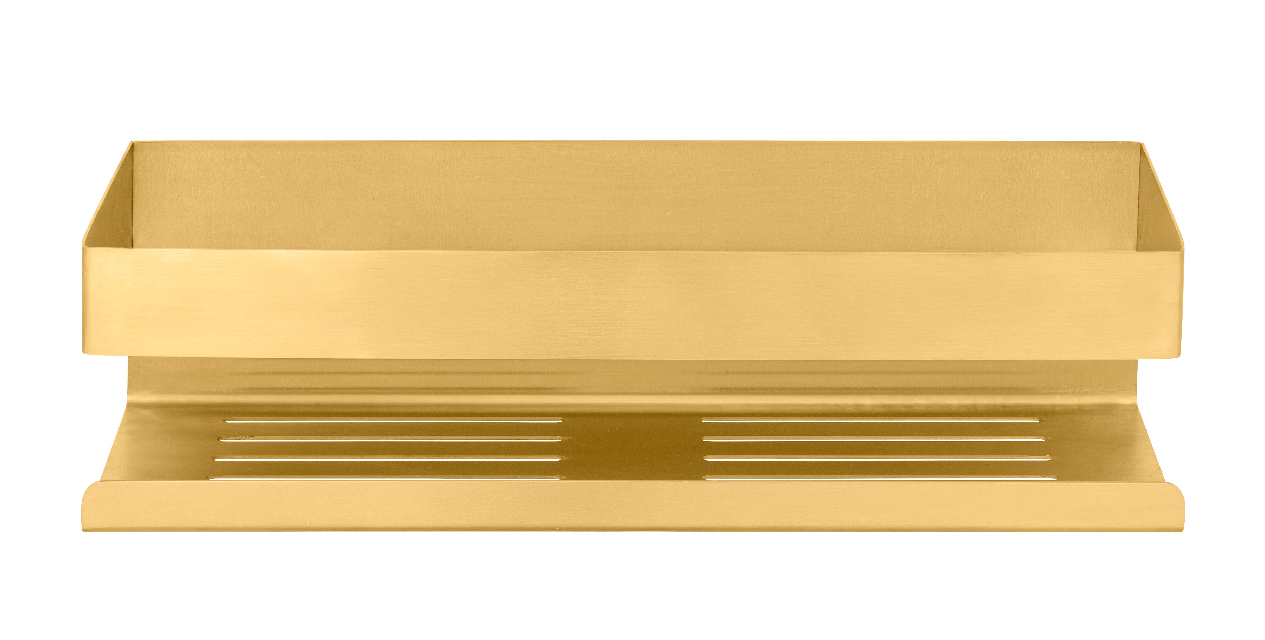 Prateleira de parede inox inox dourado Turbo Loc Genova - 12