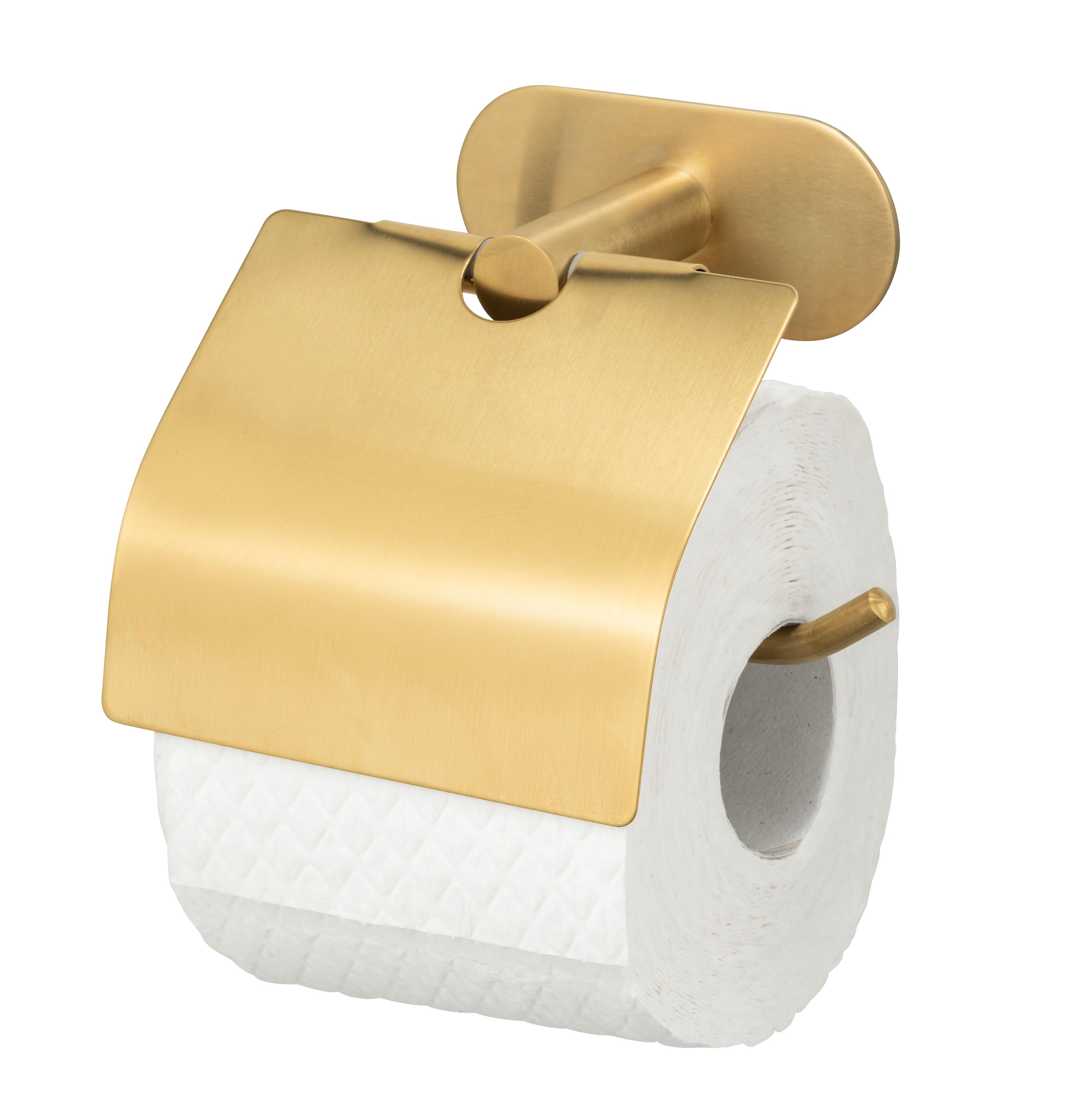 Porta-rolos turbo com tampa dourado mate Orea - 11
