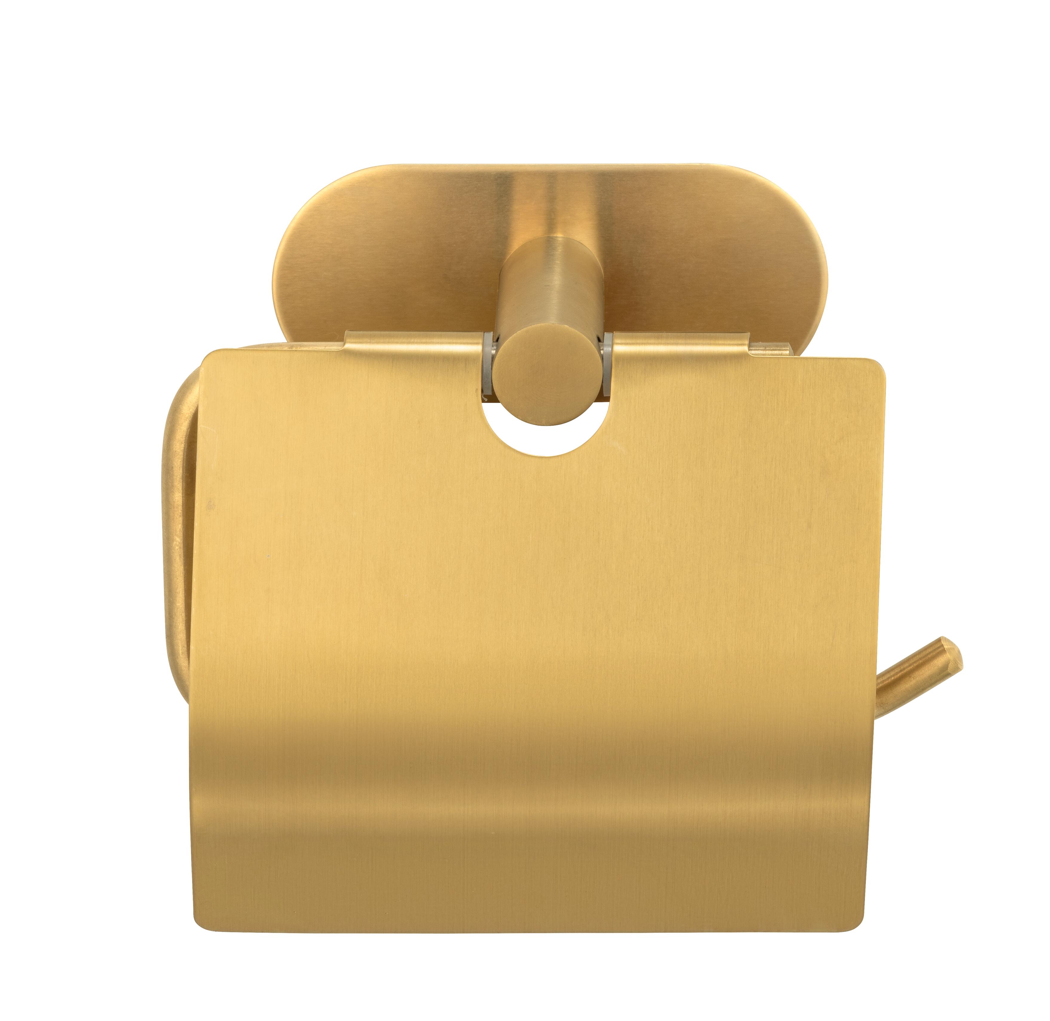 Porta-rolos turbo com tampa dourado mate Orea - 15