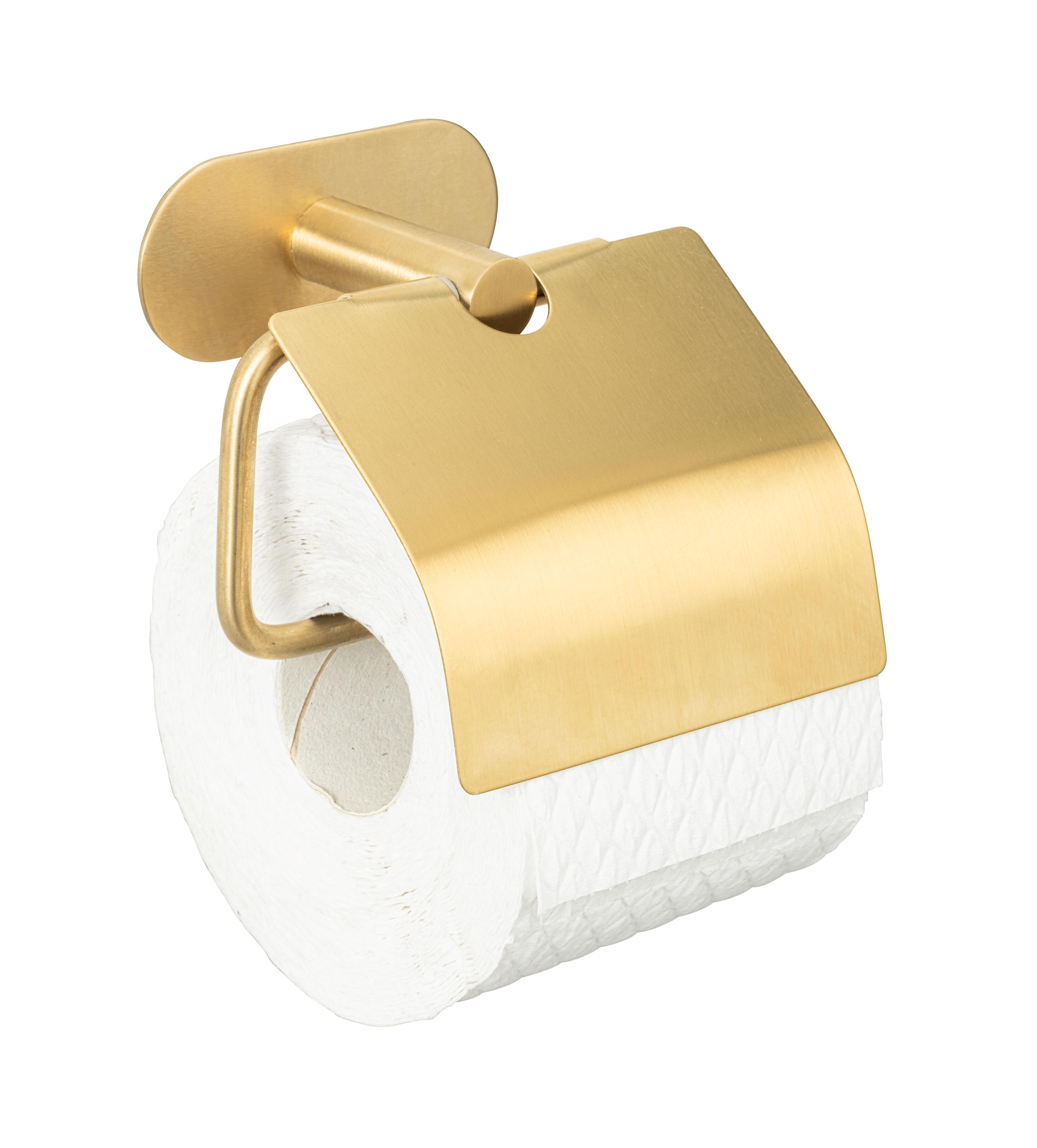 Porta-rolos turbo com tampa dourado mate Orea - 12
