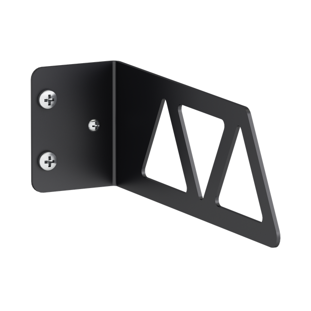 Porta cabides 3 ganchos aço preto Spaceo