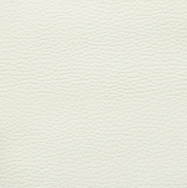 Tela al corte tapicería imitación piel Cannes blanco 140 ancho 140 cm