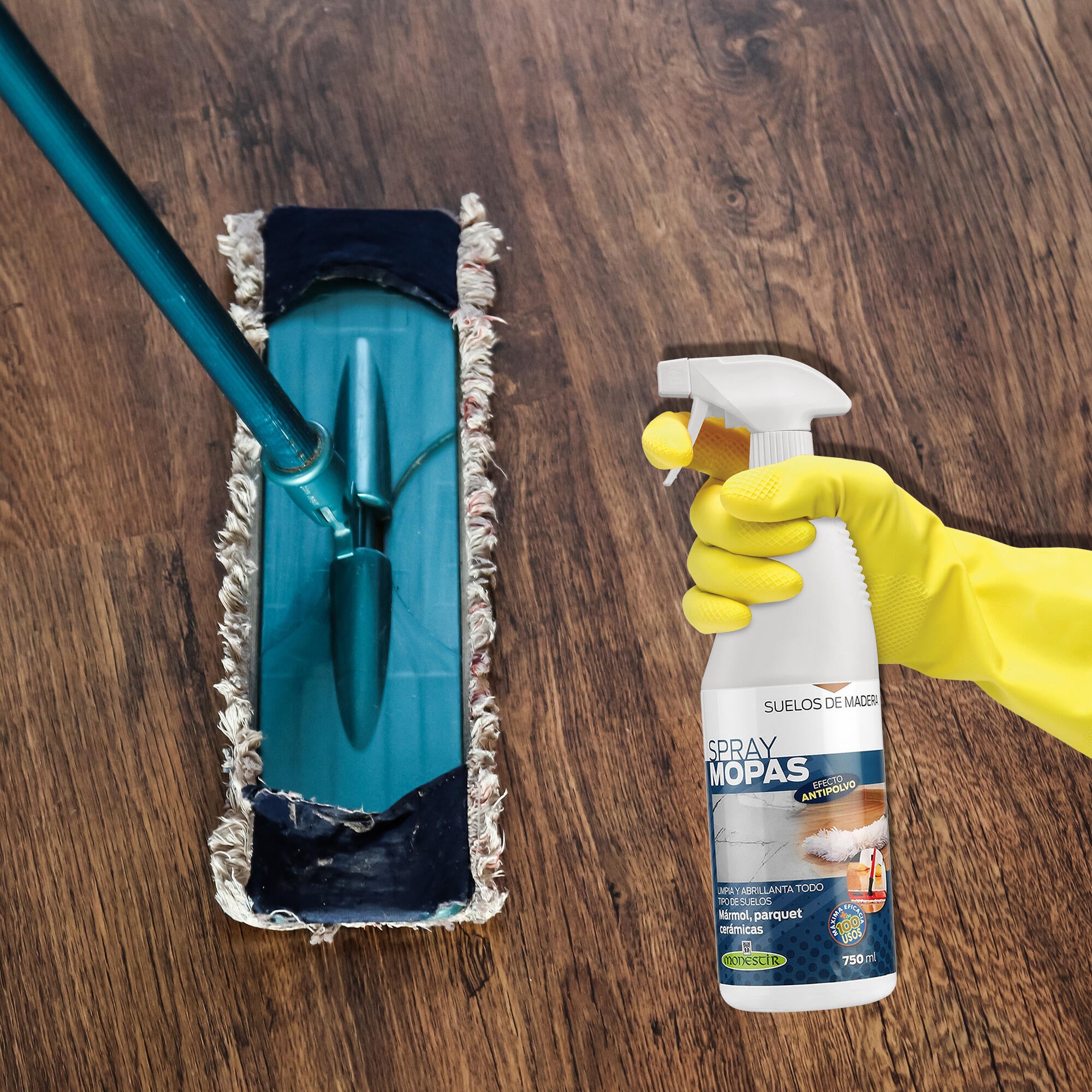 Spray mopa pulverizador MONESTIR 750ml - 2