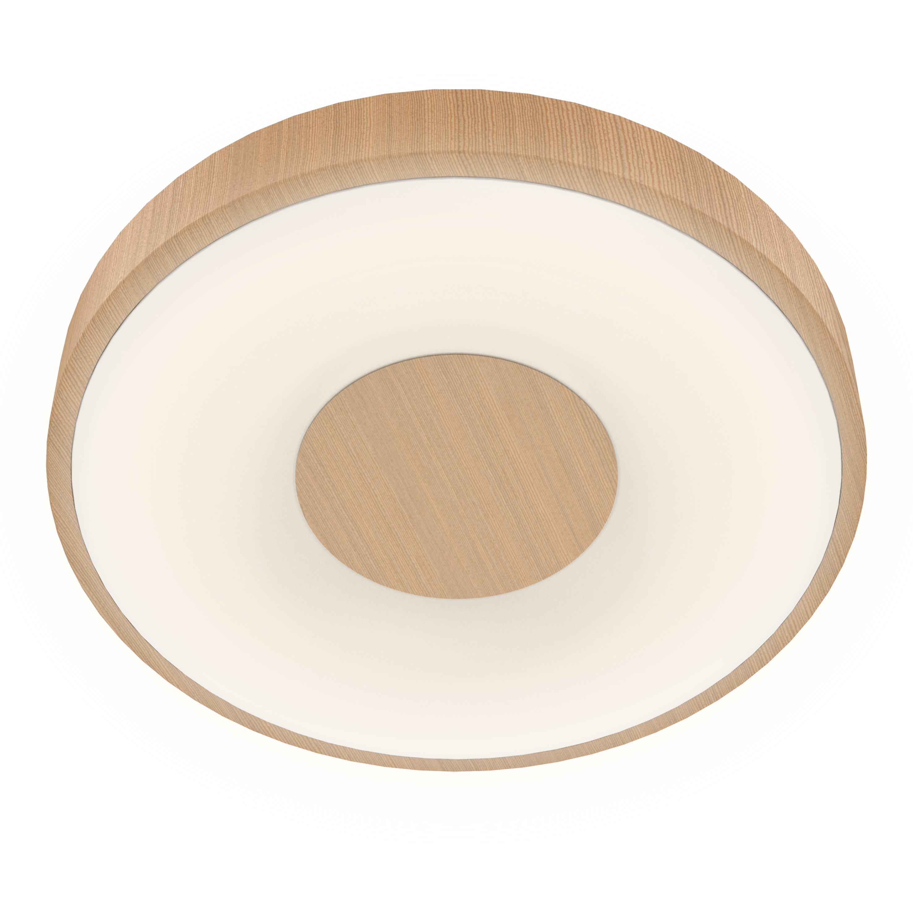 Plafoniera Empire, 35,5 cm, nichel opaco, vetro opalino opaco