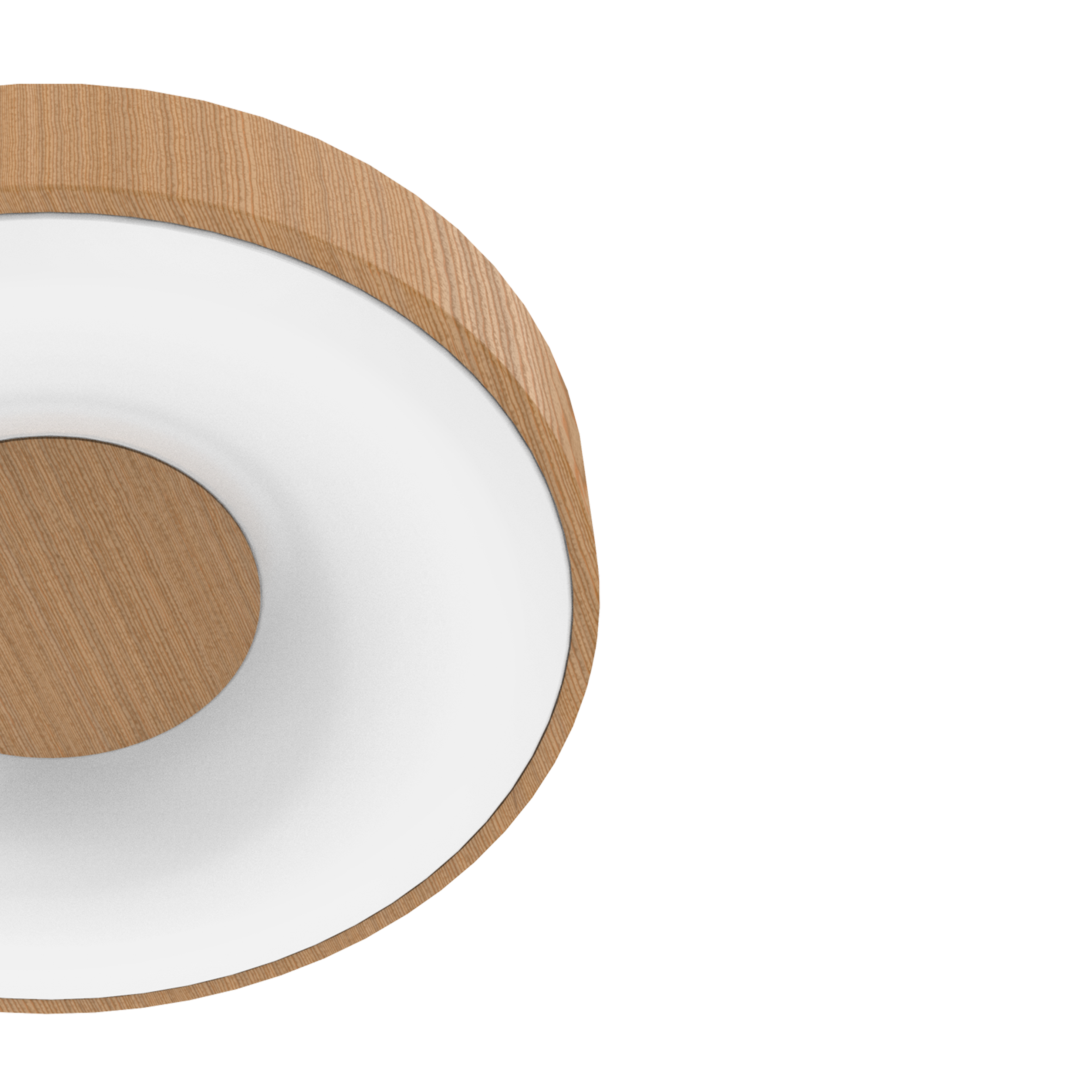 Plafonnier LED Piazo bois, variation de lumière, D.38cm INSPIRE - 7