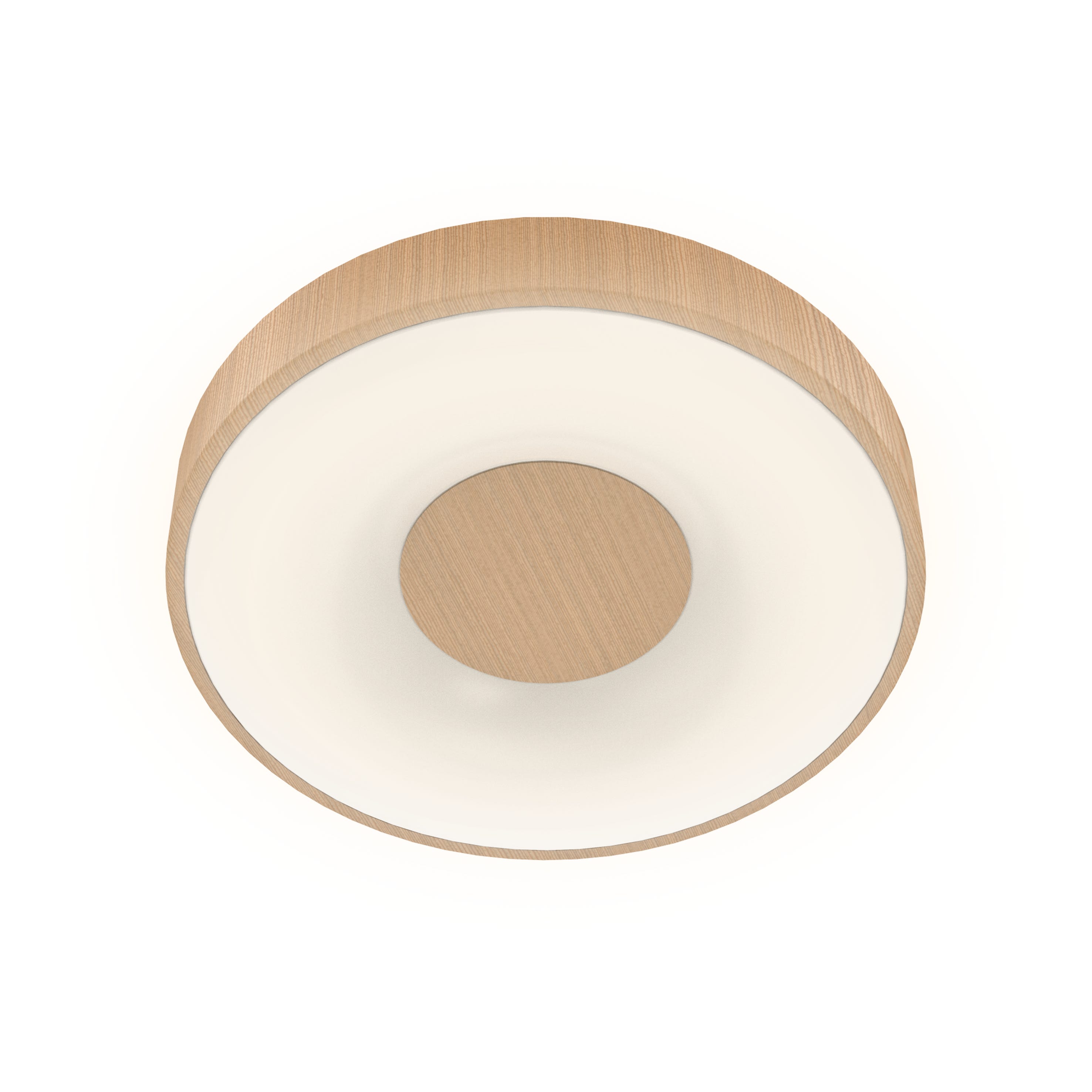 Plafón Piazo INSPIRE Módulo de LED redondo 5400lm madera 38 cm color ...