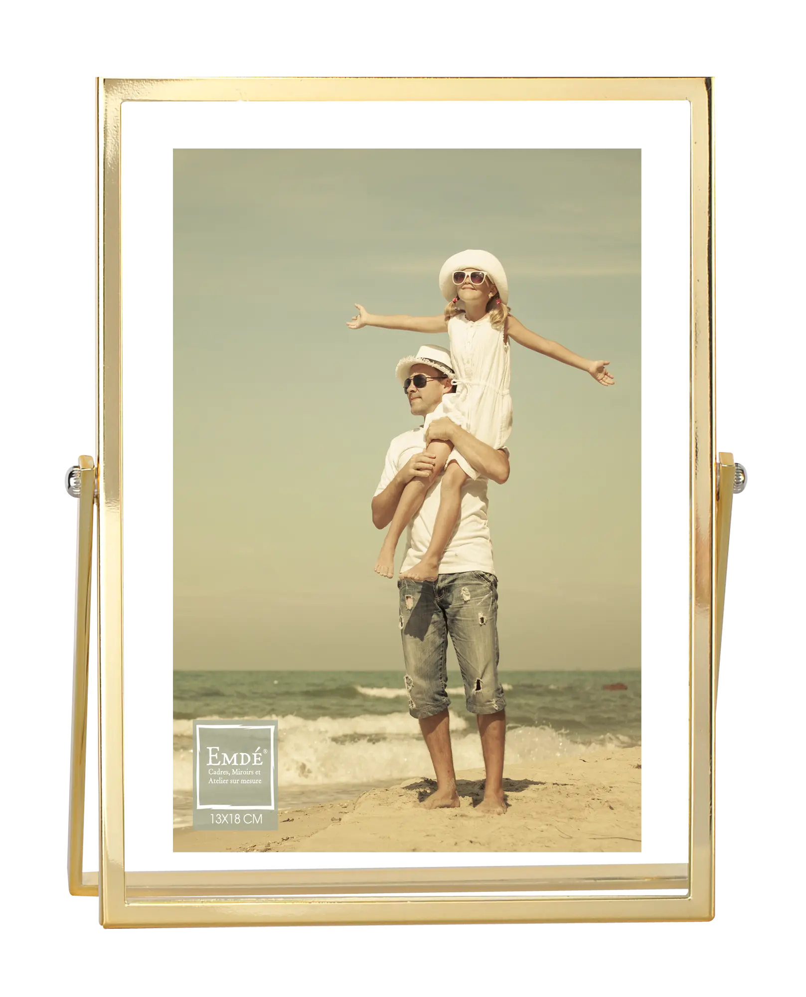 Cadre Photo 10x15cm en Verre, Cadres Photo Moderne Argent Pour Photos