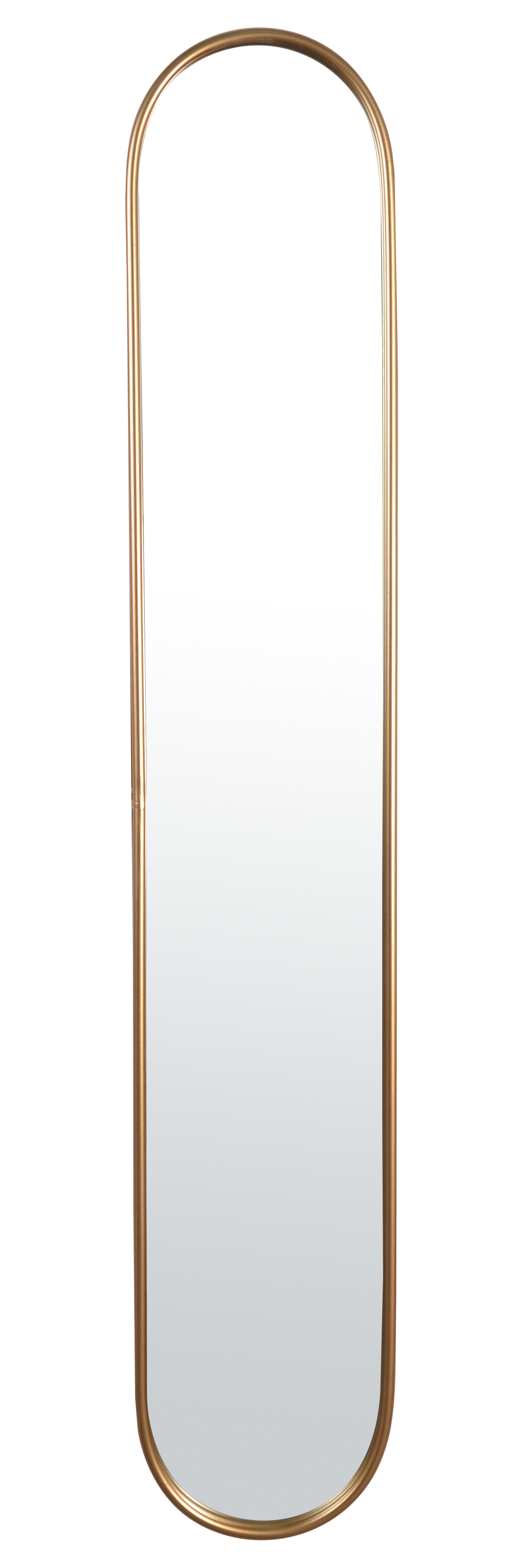 Miroir ovale avec cadre doré 50x80 cm SEOUL