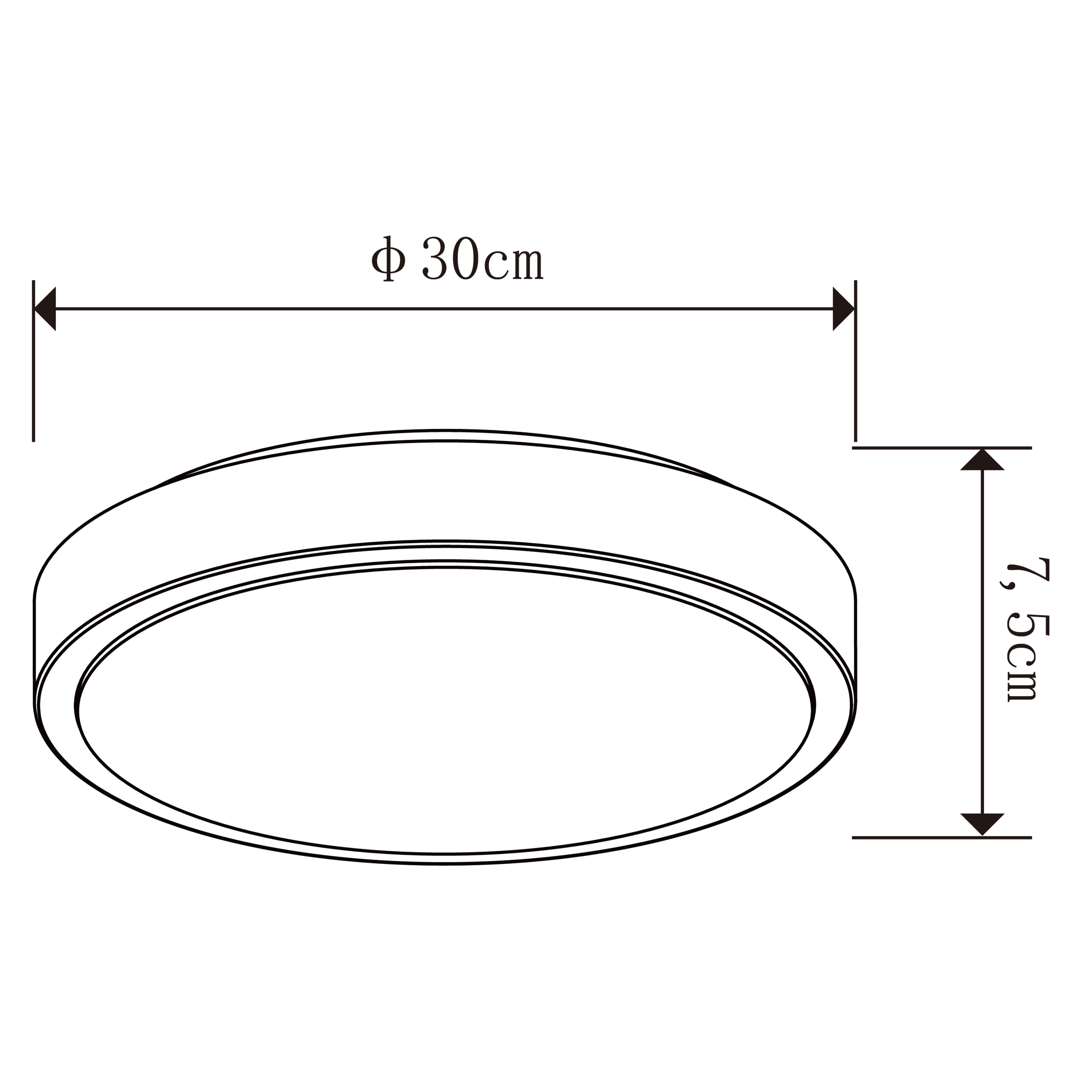 Plafonnier led, 1300 lumens, variation de blancs, Diamond, INSPIRE D.30cm - 4
