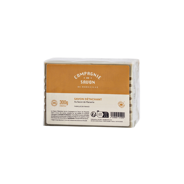 Savon de Marseille COMPAGNIE DU SAVON DE MARSEILLE Pain détachant, 300g